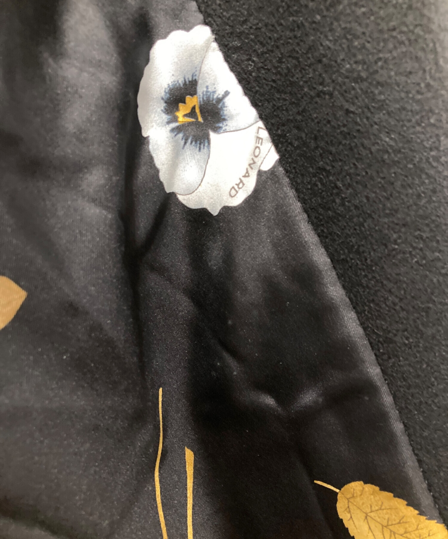 中古・古着通販】LEONARD (レオナール) カシミヤコート ブラック