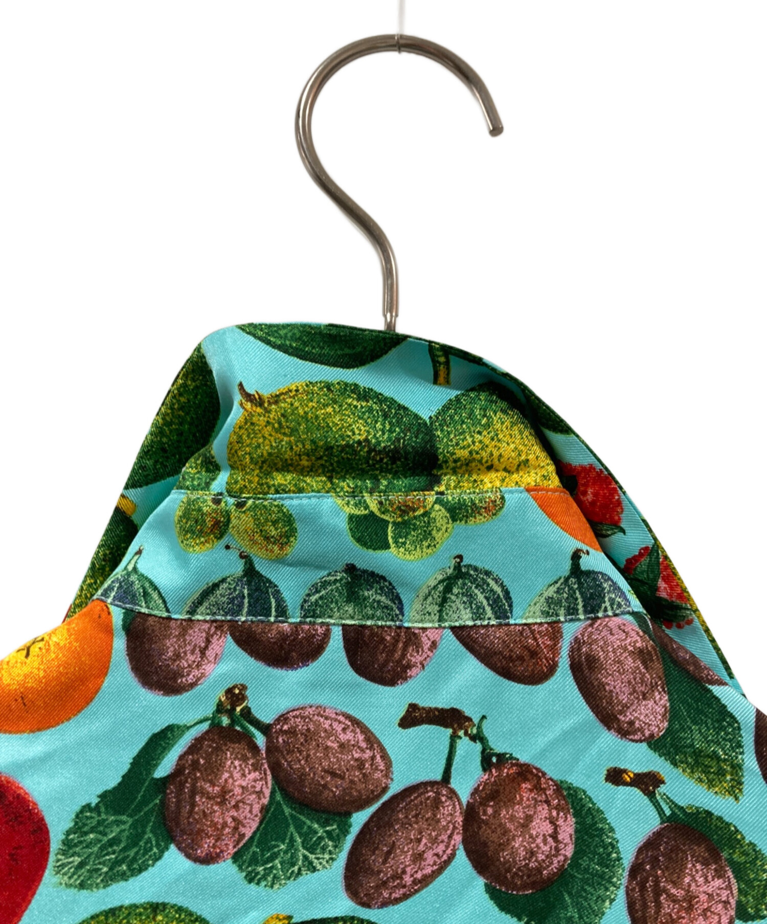 中古・古着通販】GUCCI (グッチ) ヴィンテージシルク フルーツ柄シャツ