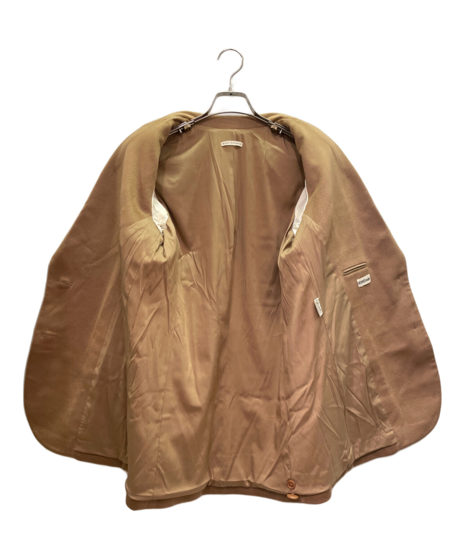 中古・古着通販】HERMES (エルメス) カシミヤ2Bジャケット 中古・古着通販】HERMES (エルメス) カシミヤ2Bジャケット