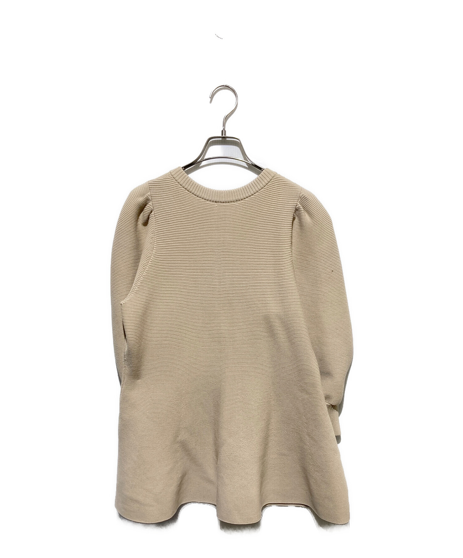 トゥービーシック TO BE CHIC チュニック ニット 長袖 フリル 切替え 