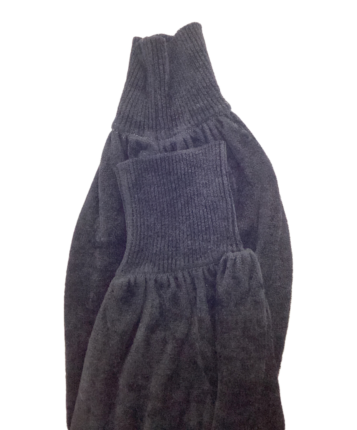 中古・古着通販】Rene (ルネ) パール付パフスリーブニット ブラック