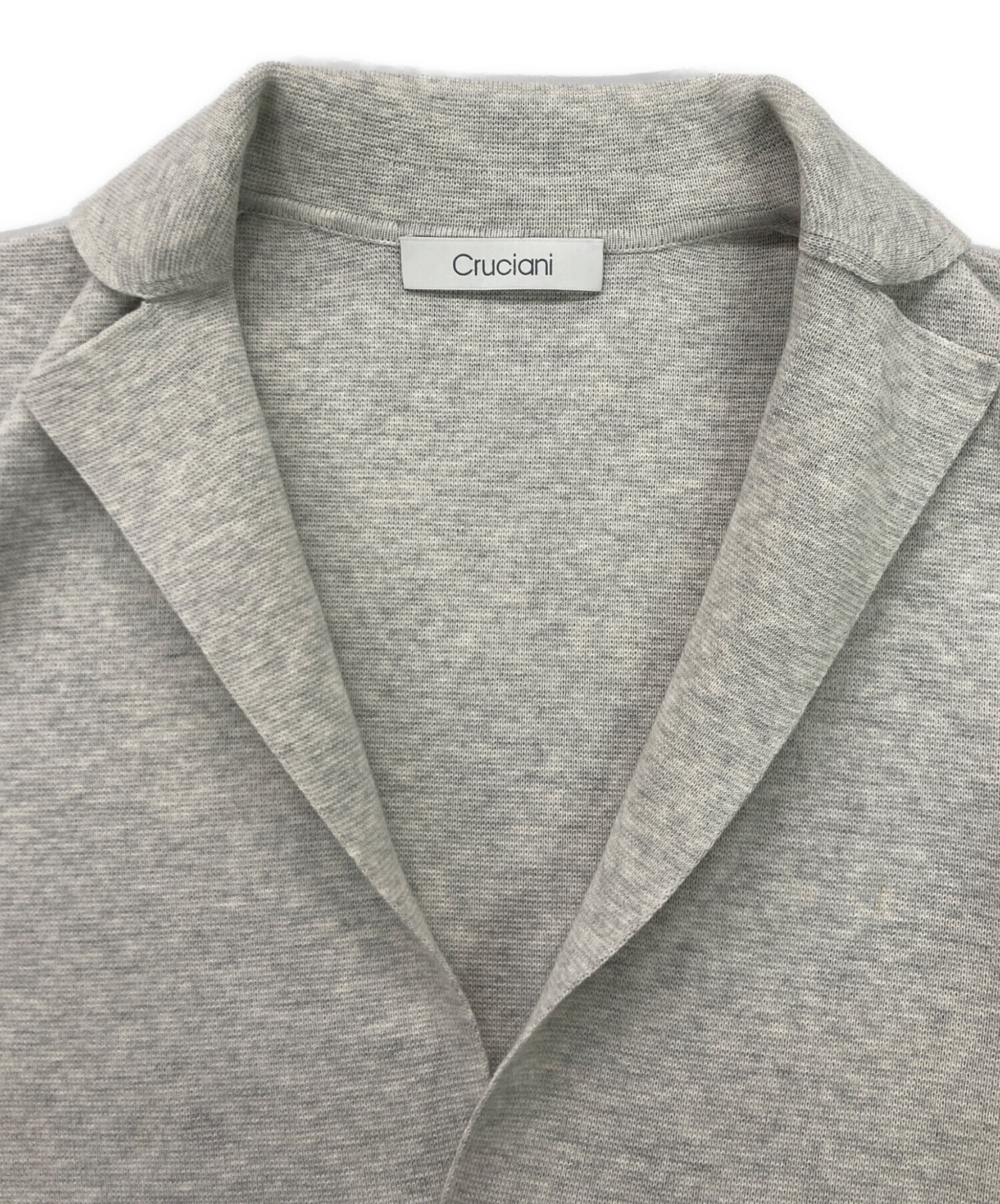 中古・古着通販】Cruciani (クルチアーニ) コットンミラノリブ2Bニット