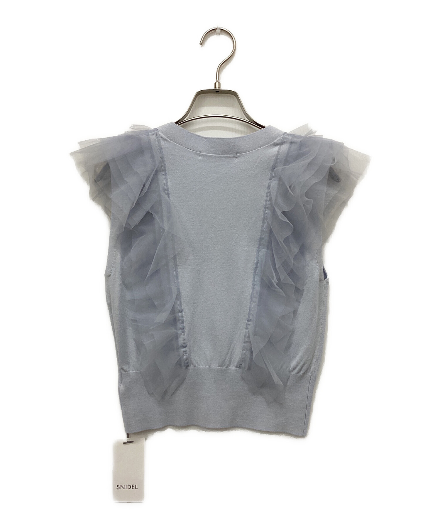 中古・古着通販】Snidel (スナイデル) Sustainableチュールフリル 
