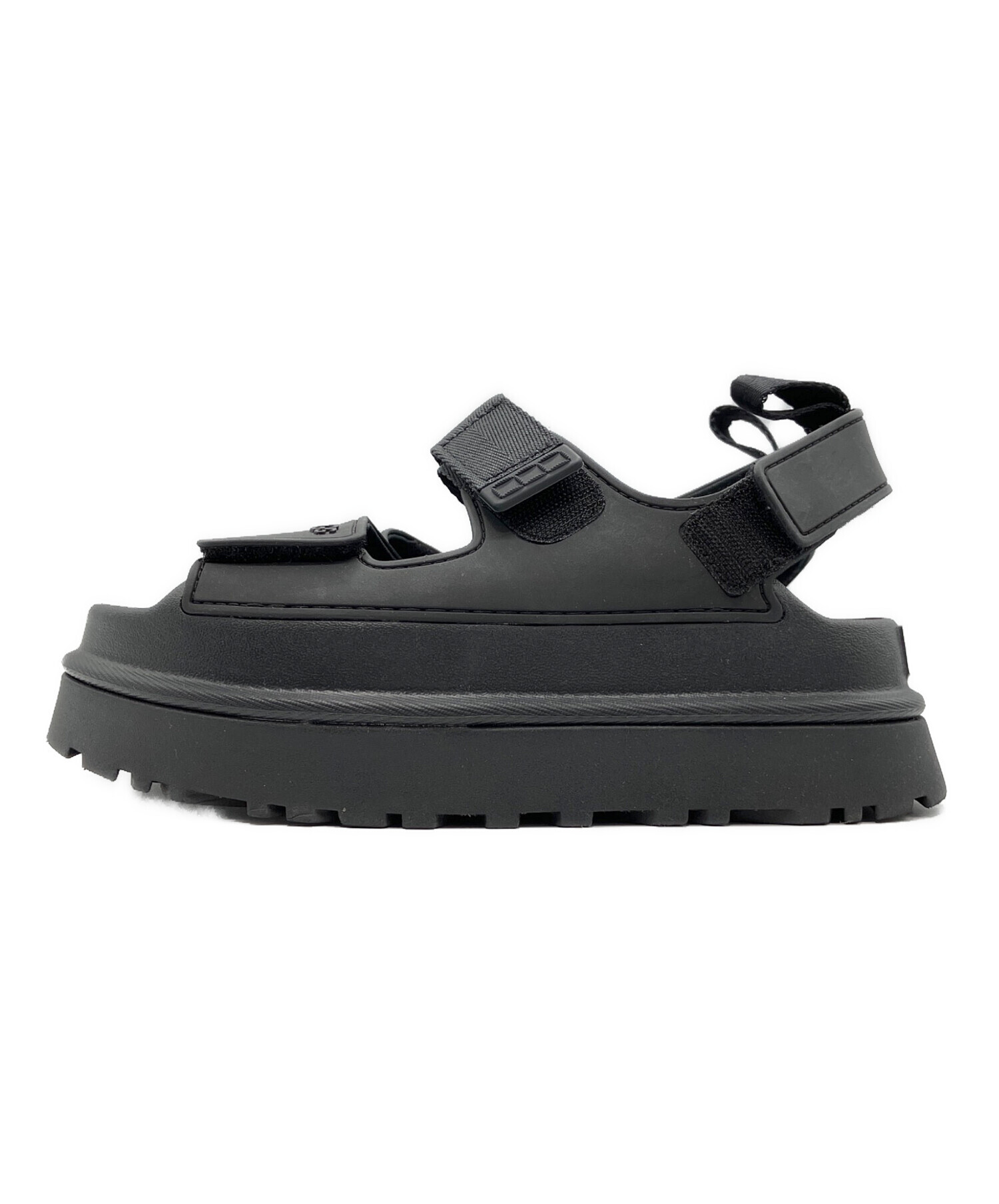 美品　UGG ブラック サンダル 中古・古着通販】UGG (アグ) サンダル ブラック サイズ:36｜ブランド