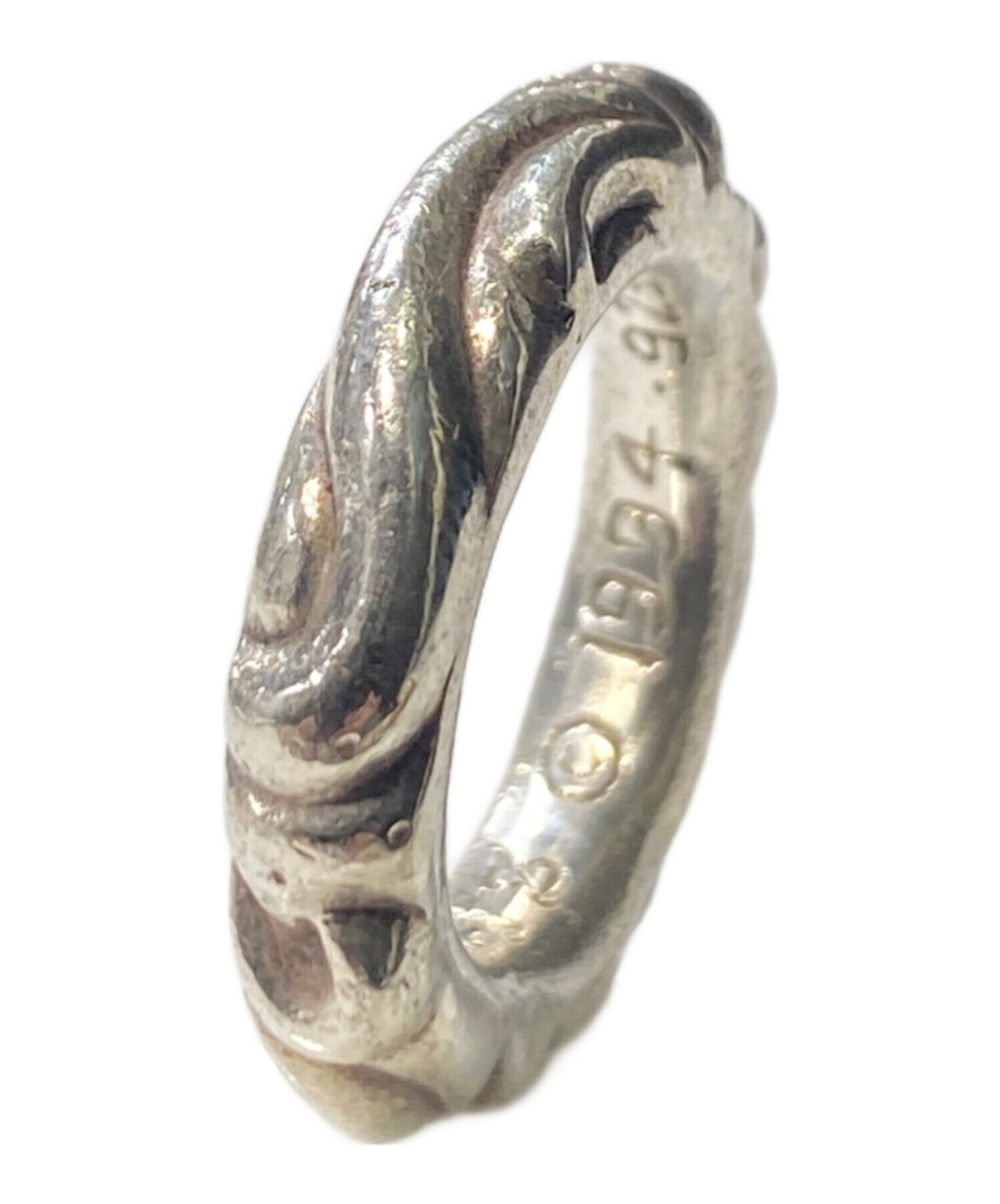 中古・古着通販】CHROME HEARTS (クロムハーツ) SCROLL BAND RING