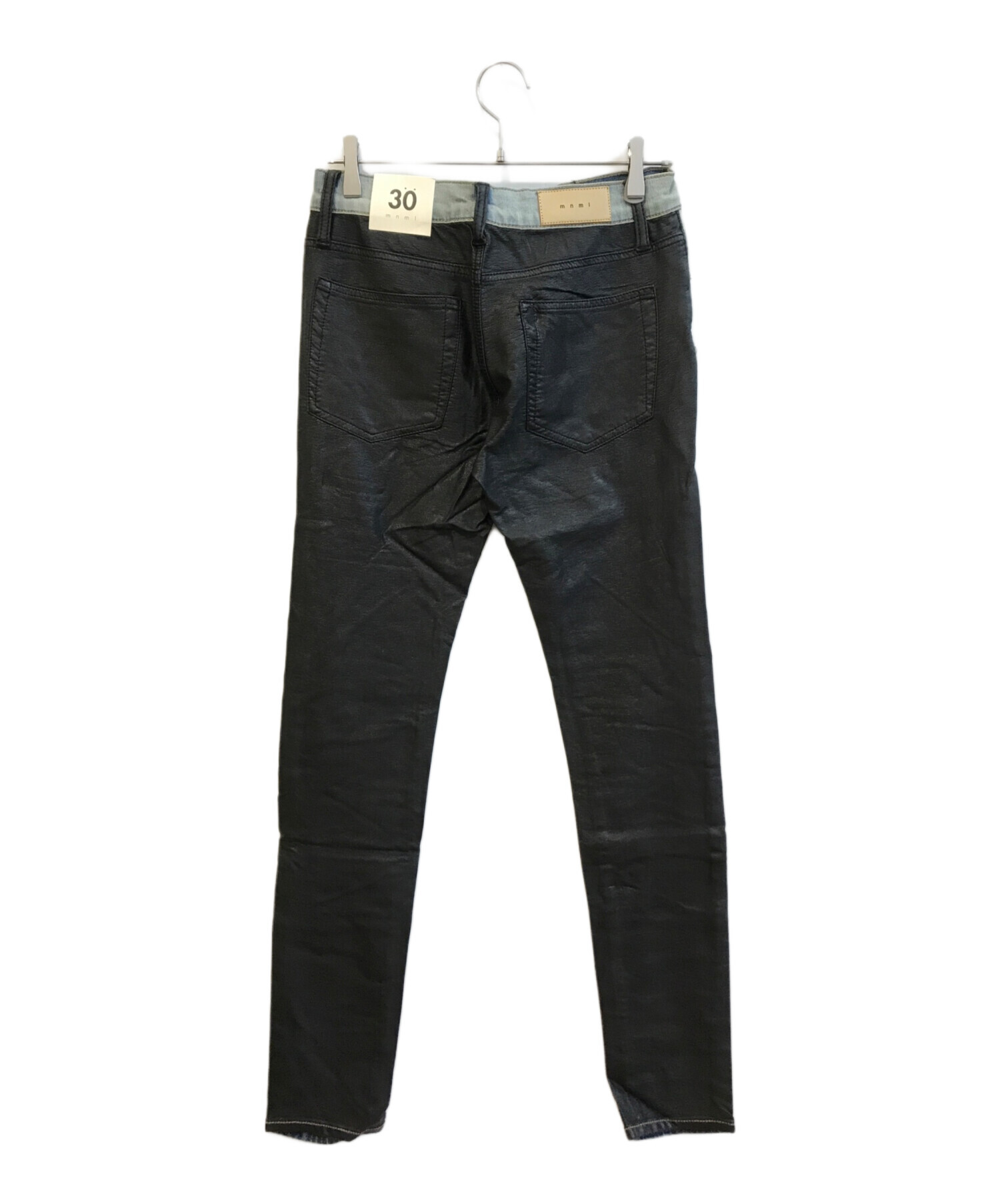 中古・古着通販】MNML (ミニマル) X158 STRETCH DENIM ブルー×ブラック 