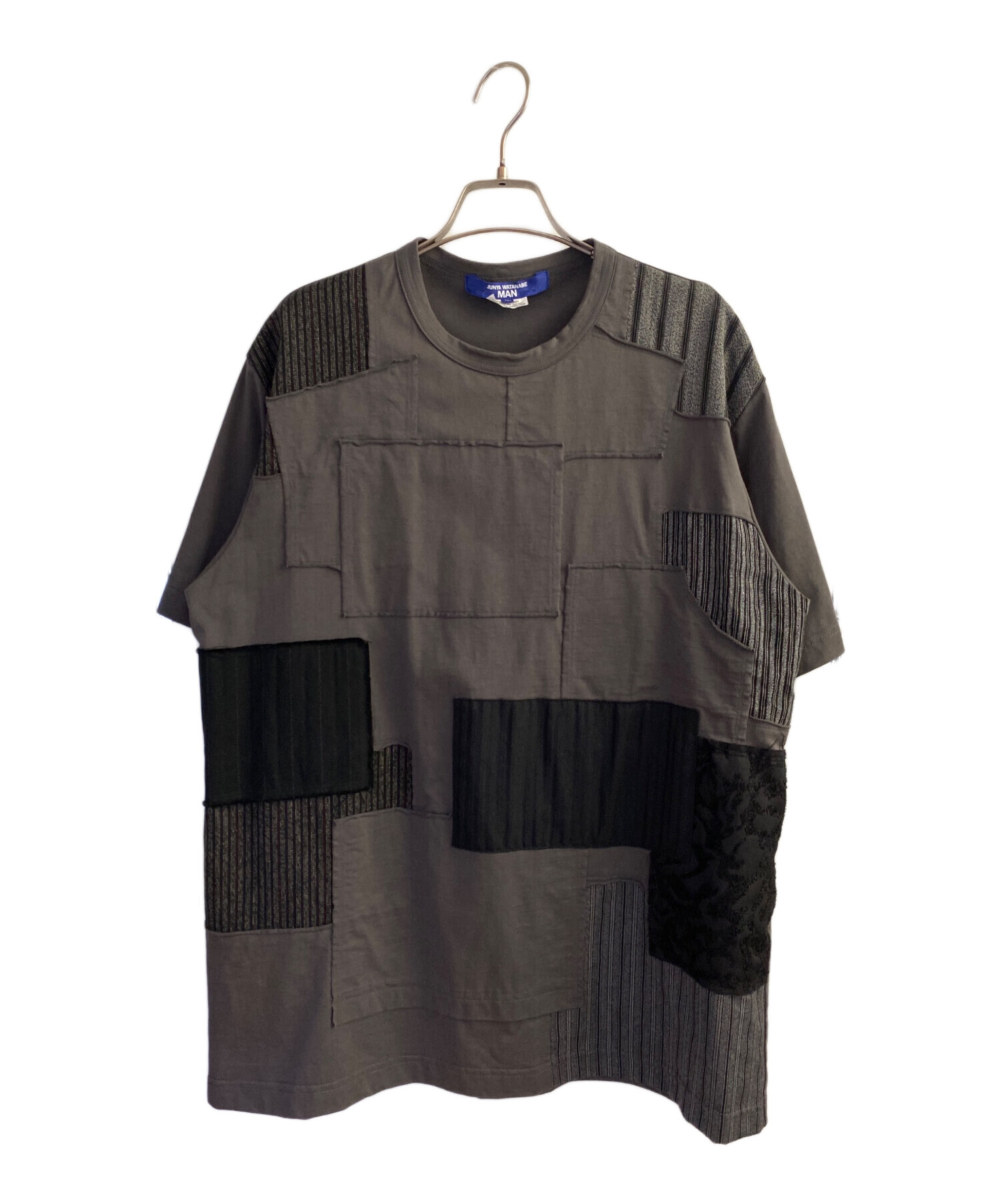 JUNYA WATANABE ジュンヤワタナベ Tシャツ・カットソー S グレー 【古着】【中古】【送料無料】 JUNYA WATANABE - JUNYA WATANABE ジュンヤワタナベ Tシャツ