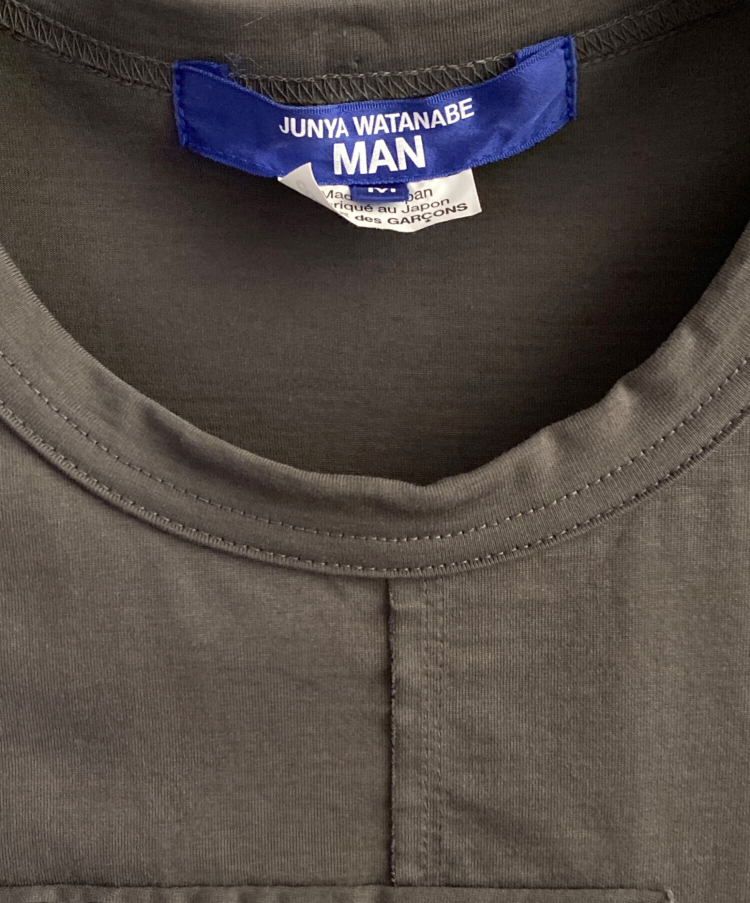 JUNYA WATANABE ジュンヤワタナベ Tシャツ・カットソー S グレー 【古着】【中古】【送料無料】 JUNYA WATANABE - JUNYA WATANABE ジュンヤワタナベ Tシャツ