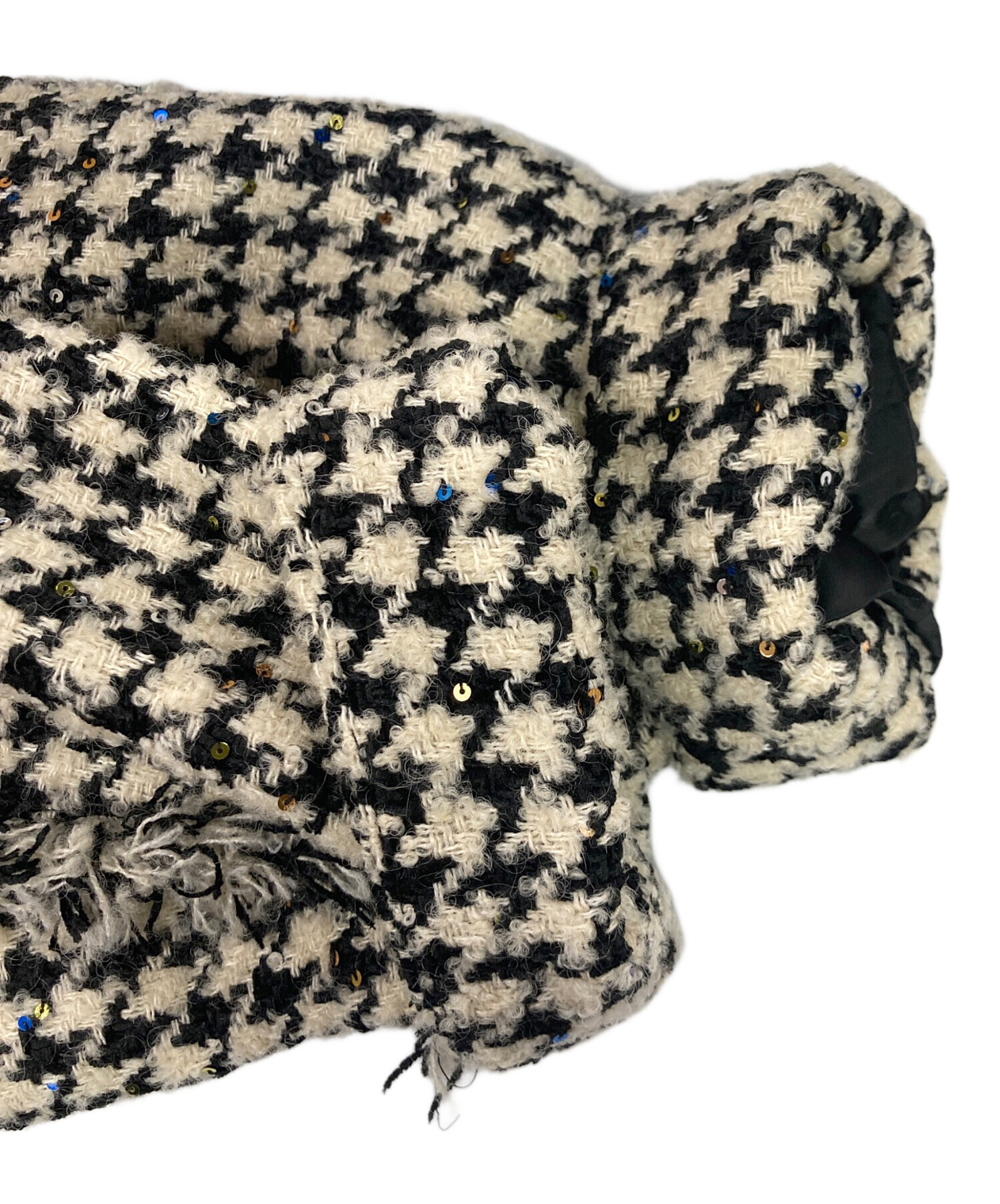 中古・古着通販】CADUNE (カデュネ) ツイードスパンコールジャケット