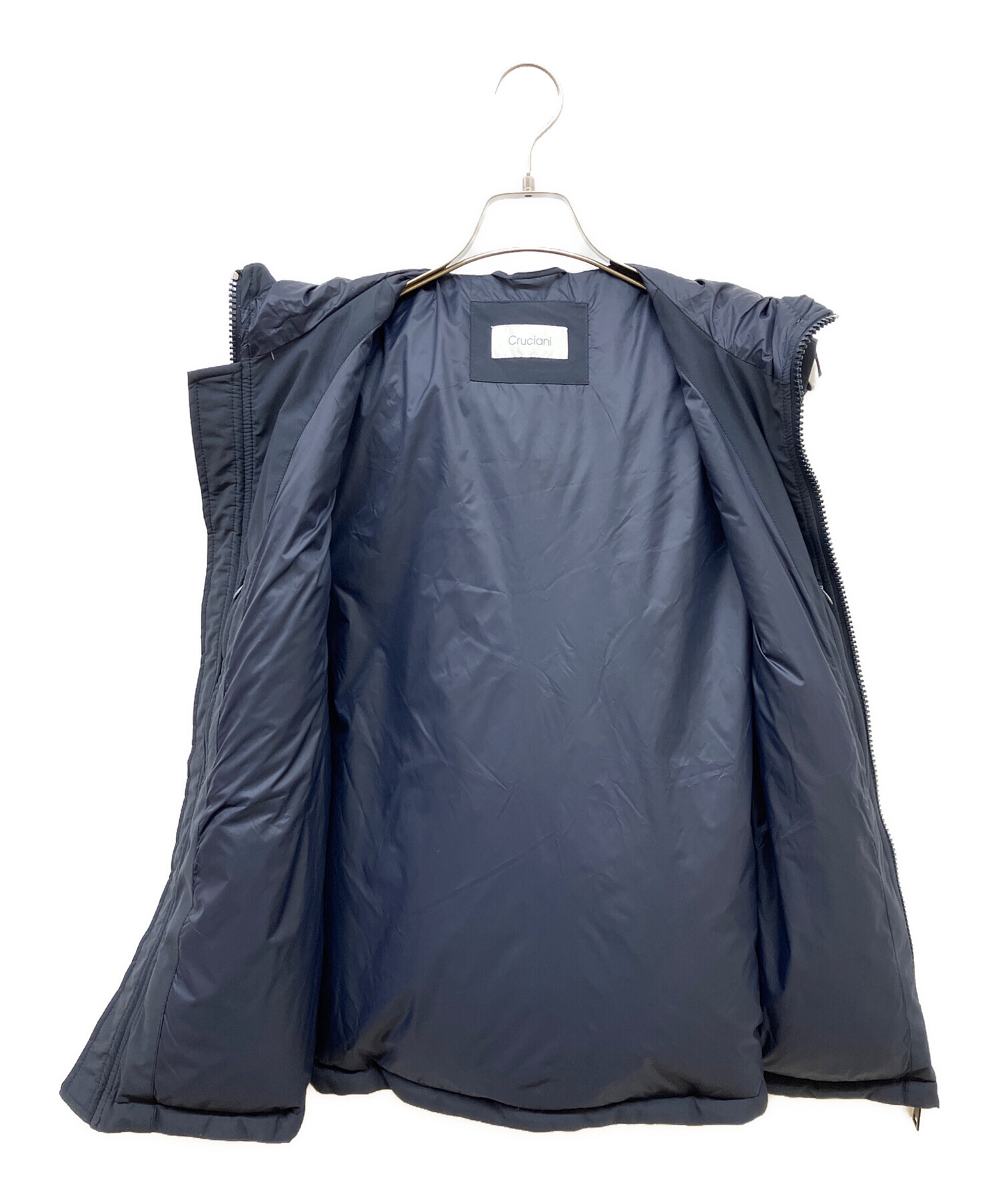 中古・古着通販】Cruciani (クルチアーニ) ダウンベスト ネイビー