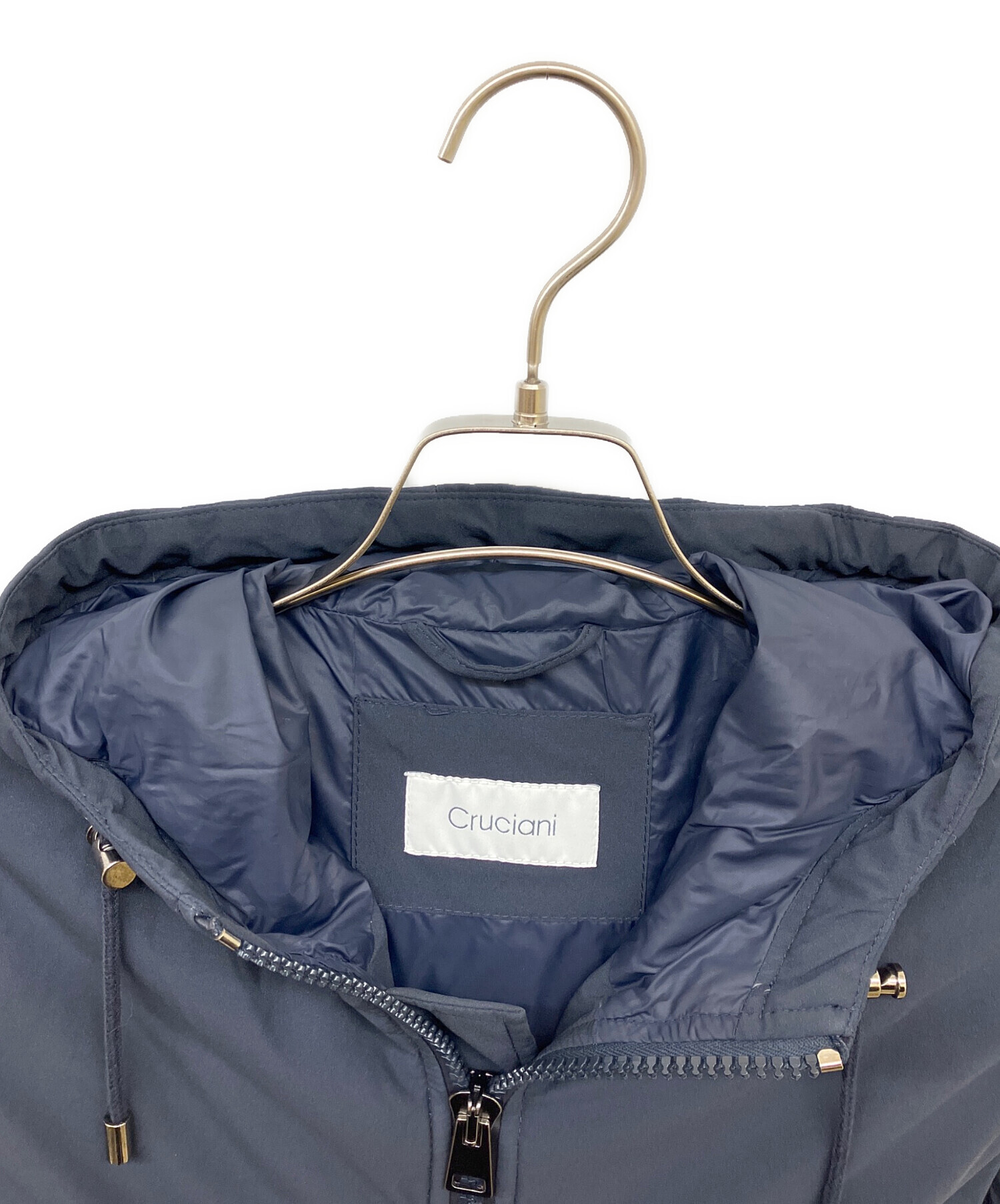 中古・古着通販】Cruciani (クルチアーニ) ダウンベスト ネイビー