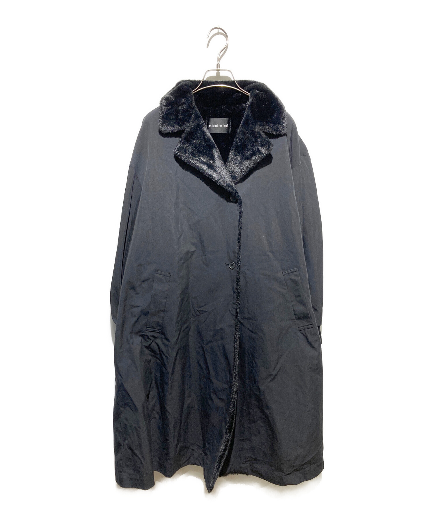 中古・古着通販】mizuiro-ind (ミズイロインド) バックボアコート