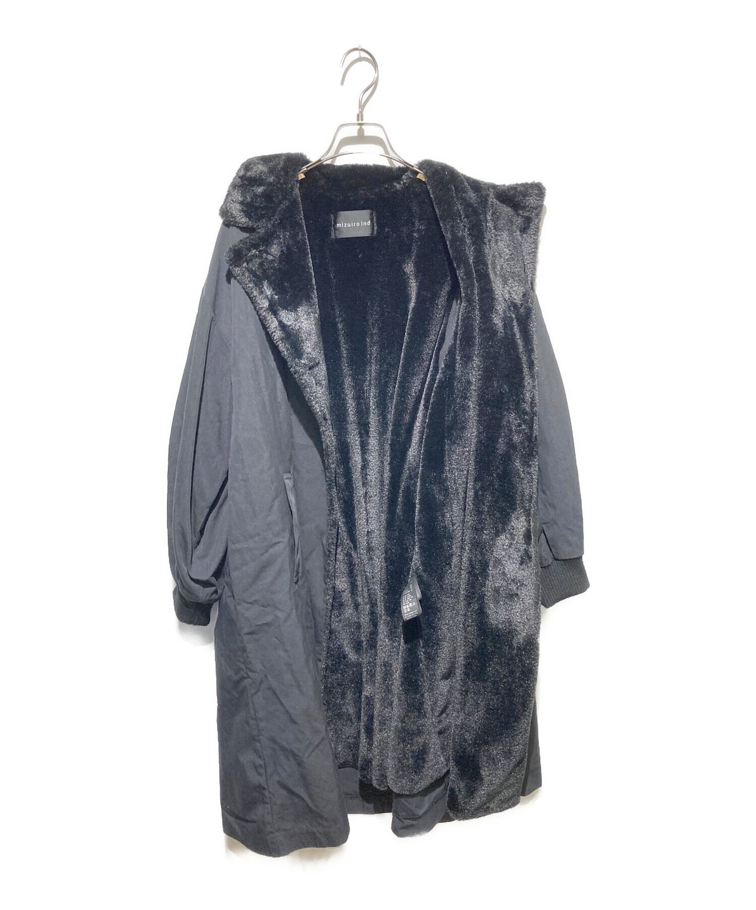 中古・古着通販】mizuiro-ind (ミズイロインド) バックボアコート