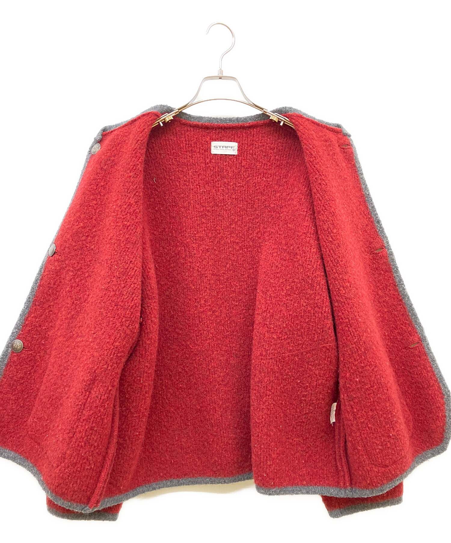 中古・古着通販】STAPF (シュタップ) チロリアンジャケット レッド