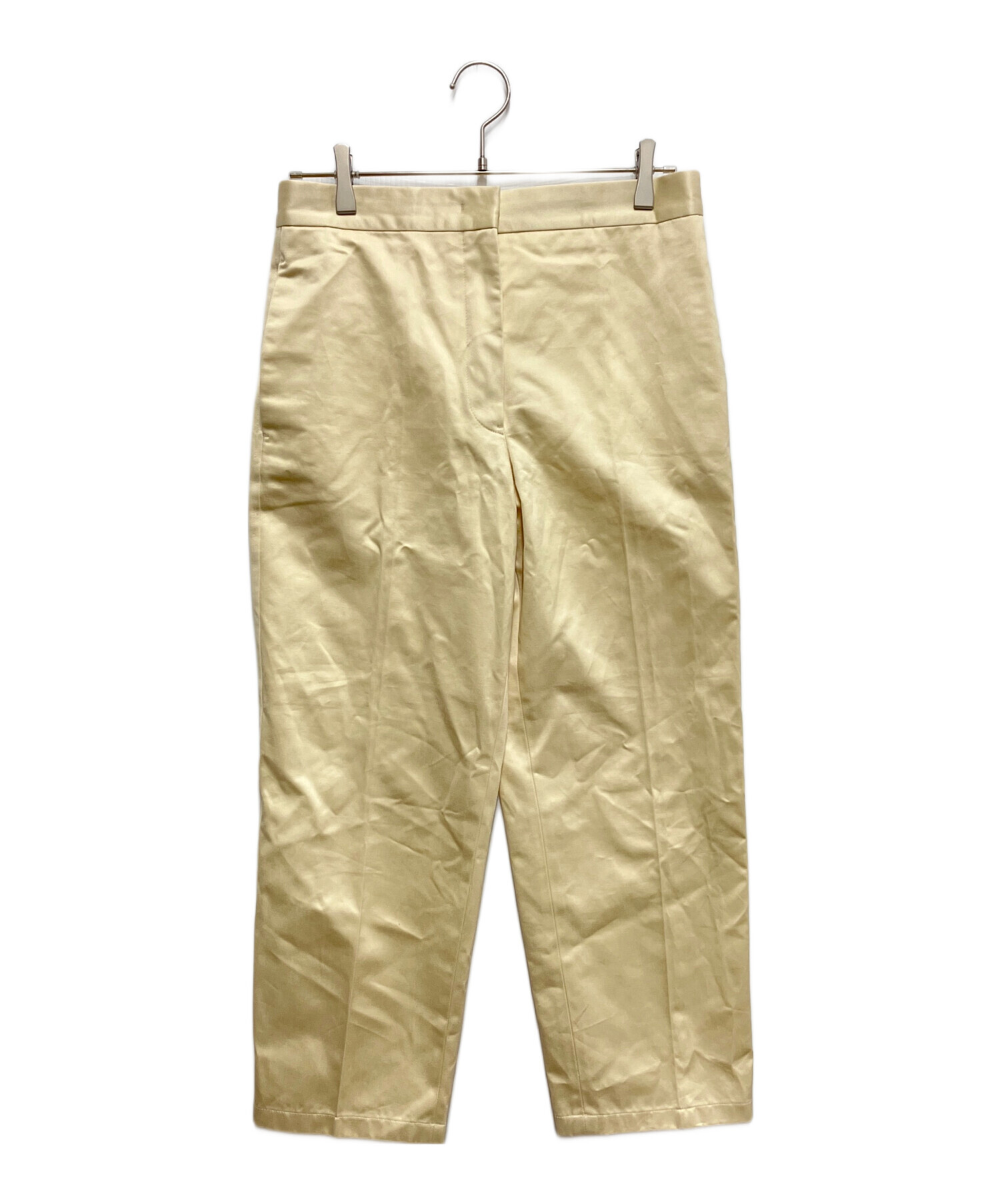 最終価格【JIL SANDER】クロップドチノパンツ size50 中古・古着通販】JIL SANDER (ジルサンダー) サテンクロップドパンツ