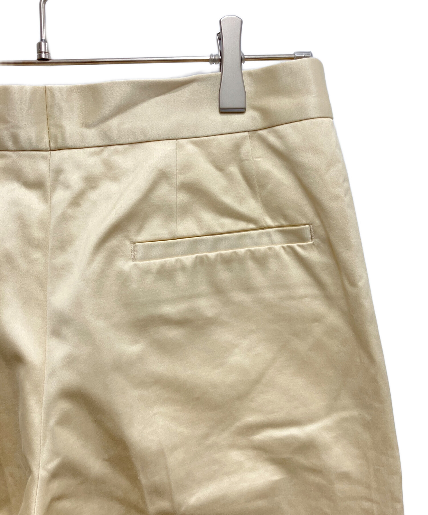 最終価格【JIL SANDER】クロップドチノパンツ size50 中古・古着通販】JIL SANDER (ジルサンダー) サテンクロップドパンツ