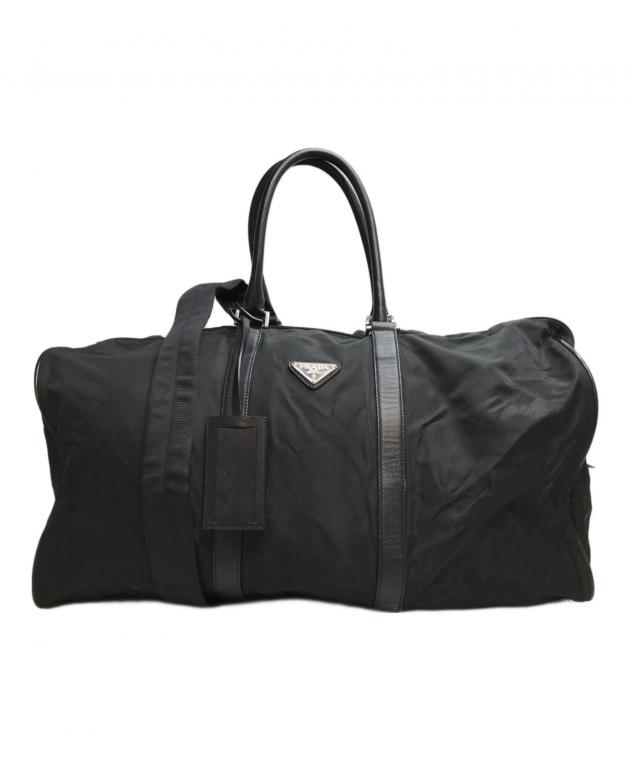 中古・古着通販】PRADA (プラダ) ボストンバッグ ブラック｜ブランド