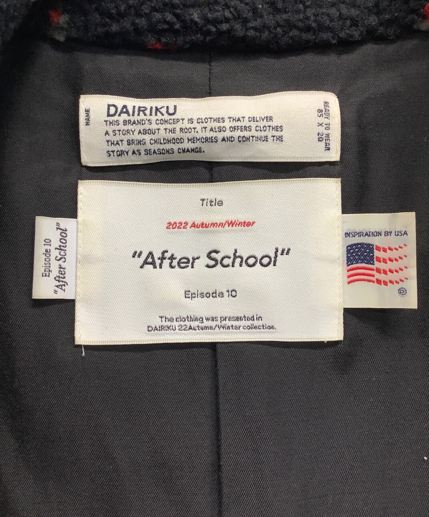 中古・古着通販】DAIRIKU (ダイリク) Flower Fleece Zipup Boulson 