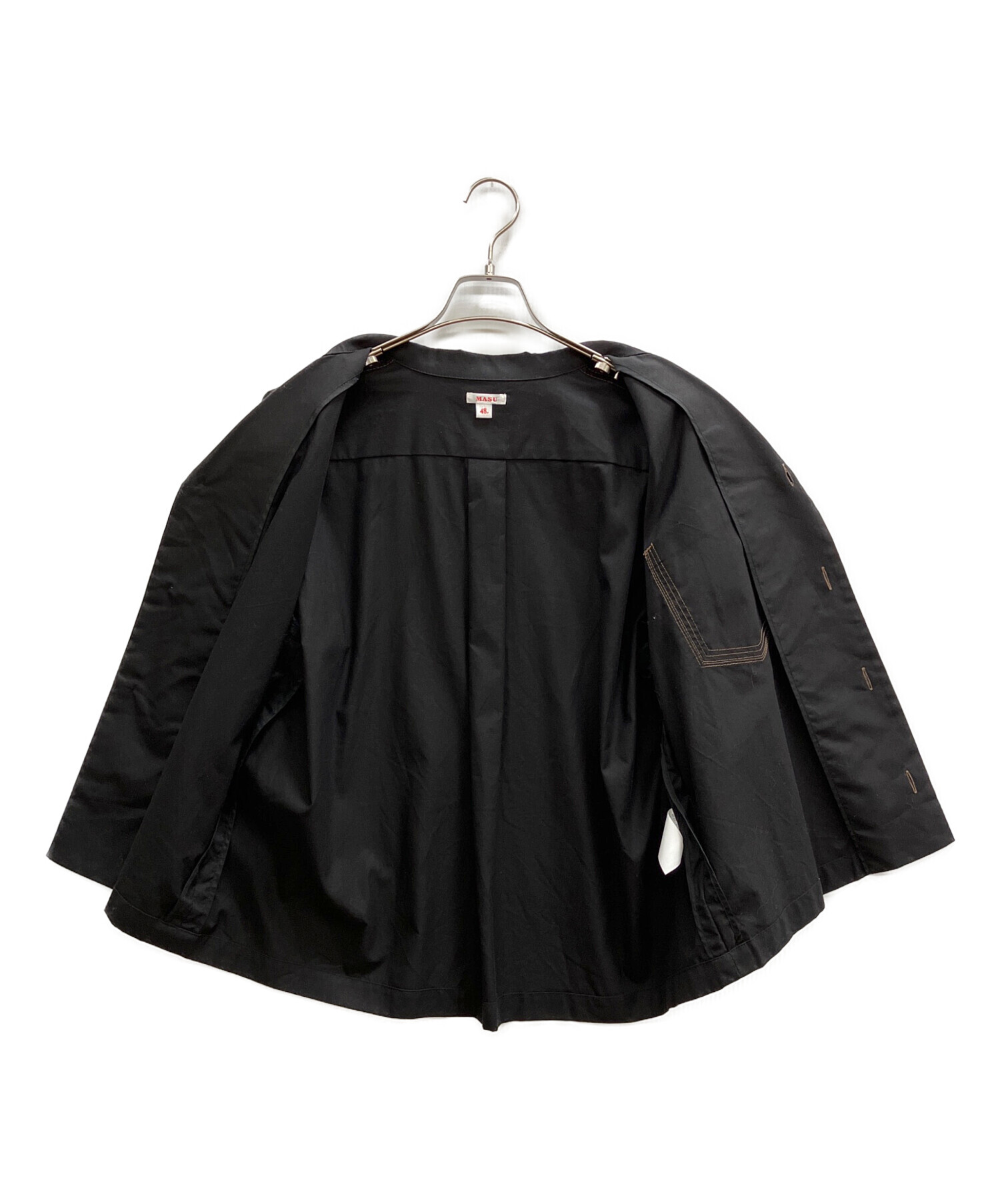 中古・古着通販】MASU (エムエーエスユー) LUCIE SHIRTS ブラック