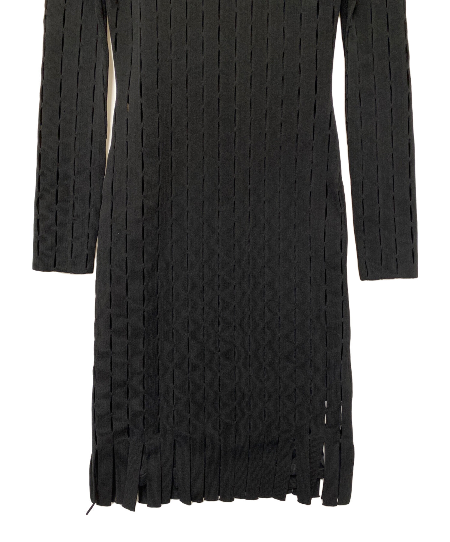 Alexander Wang レディースワンピース ブラック 中古・古着通販】ALEXANDER WANG (アレキサンダー・ワン) ニット