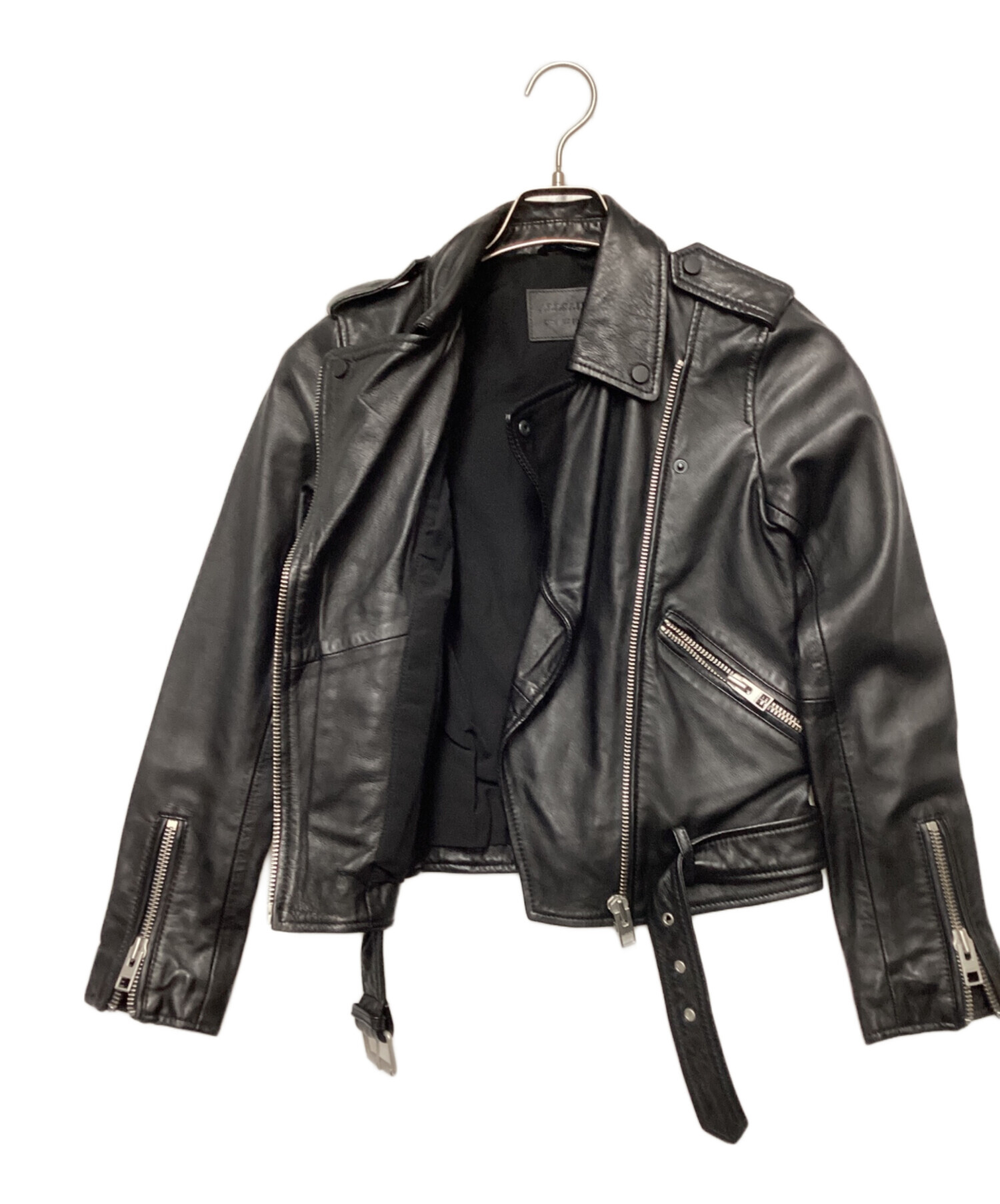 中古・古着通販】ALL SAINTS (オールセインツ) レザーダブルライダース