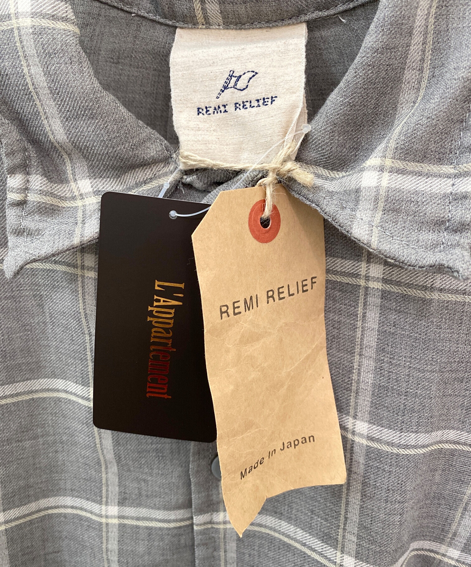 中古・古着通販】REMI RELIEF (レミレリーフ) VIYELLA CHECK 2WAY