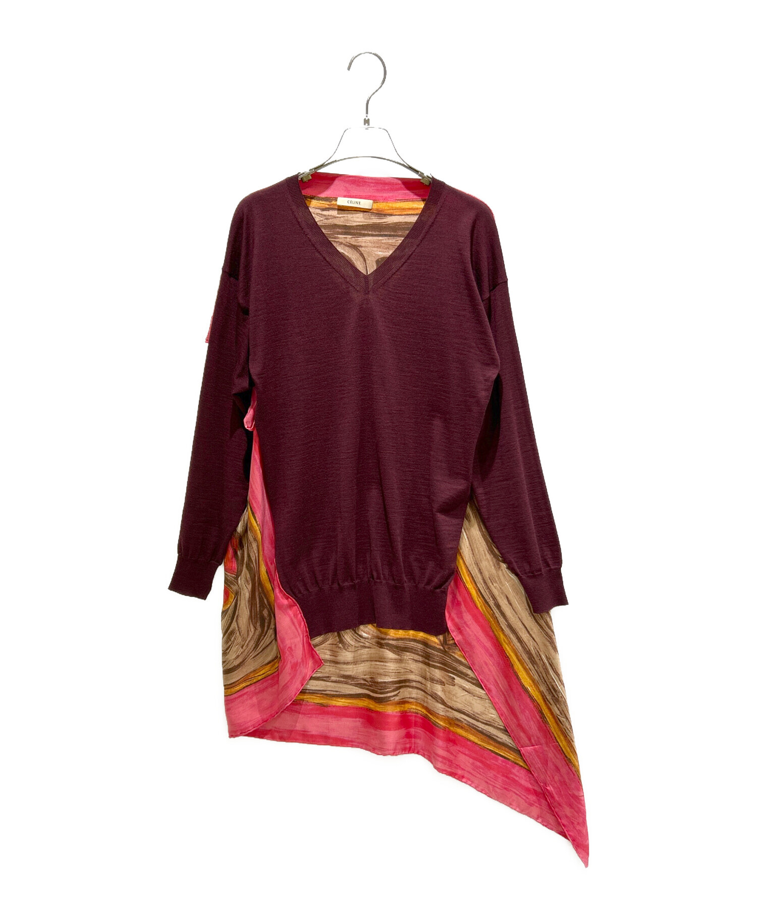 中古・古着通販】CELINE (セリーヌ) Scarf docking sweater 23FT8/630B