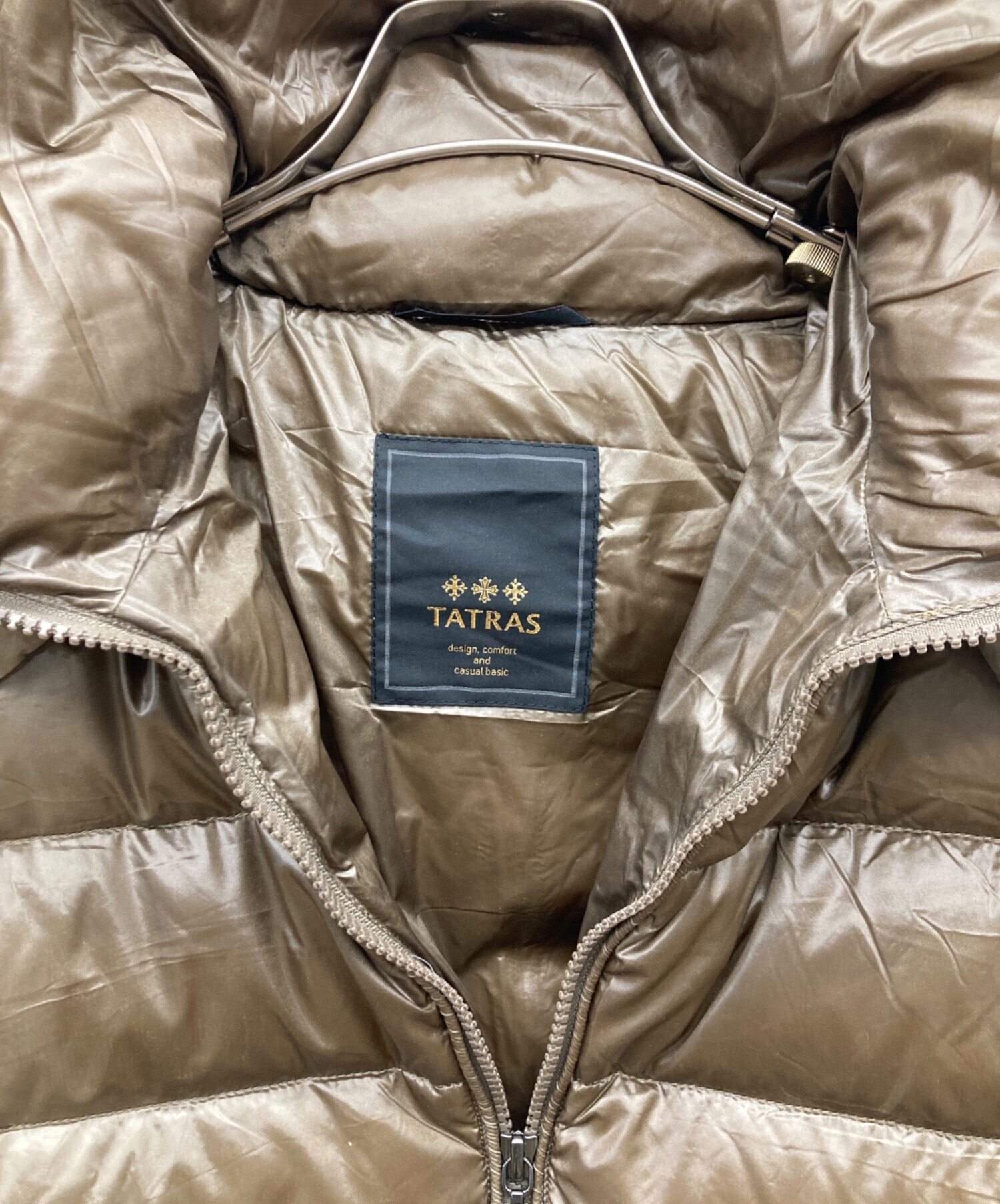 中古・古着通販】TATRAS (タトラス) BABILA ダウンコート ブラウン