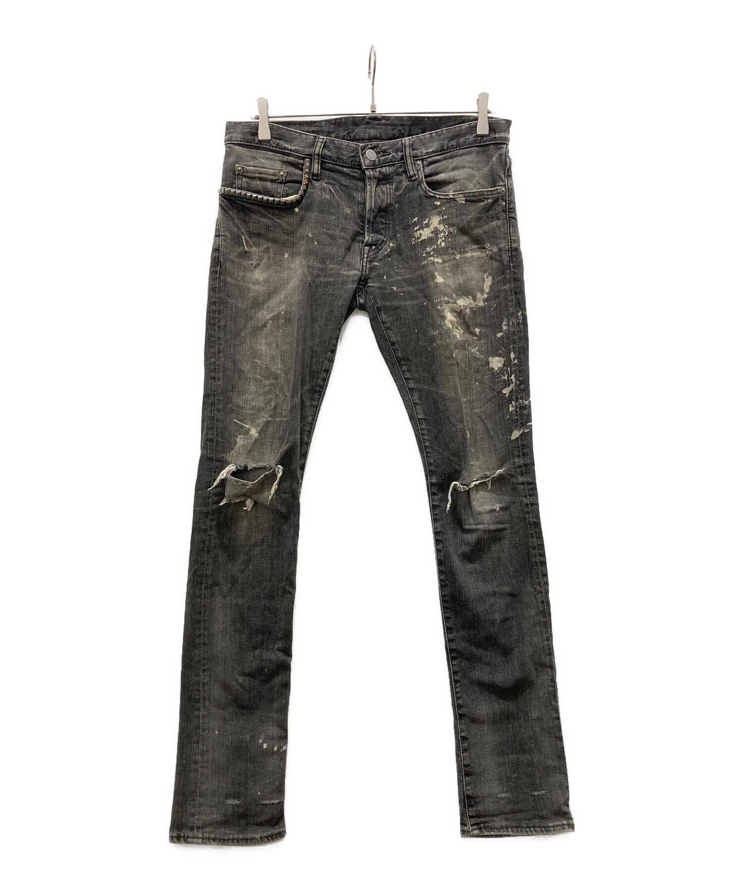 HYSTERIC GLAMOUR スキニーデニムパンツ　♪♪　新品未使用品☆ SNAKE LOOP スキニーデニムパンツ|HYSTERIC GLAMOUR WOMEN | HYSTERIC