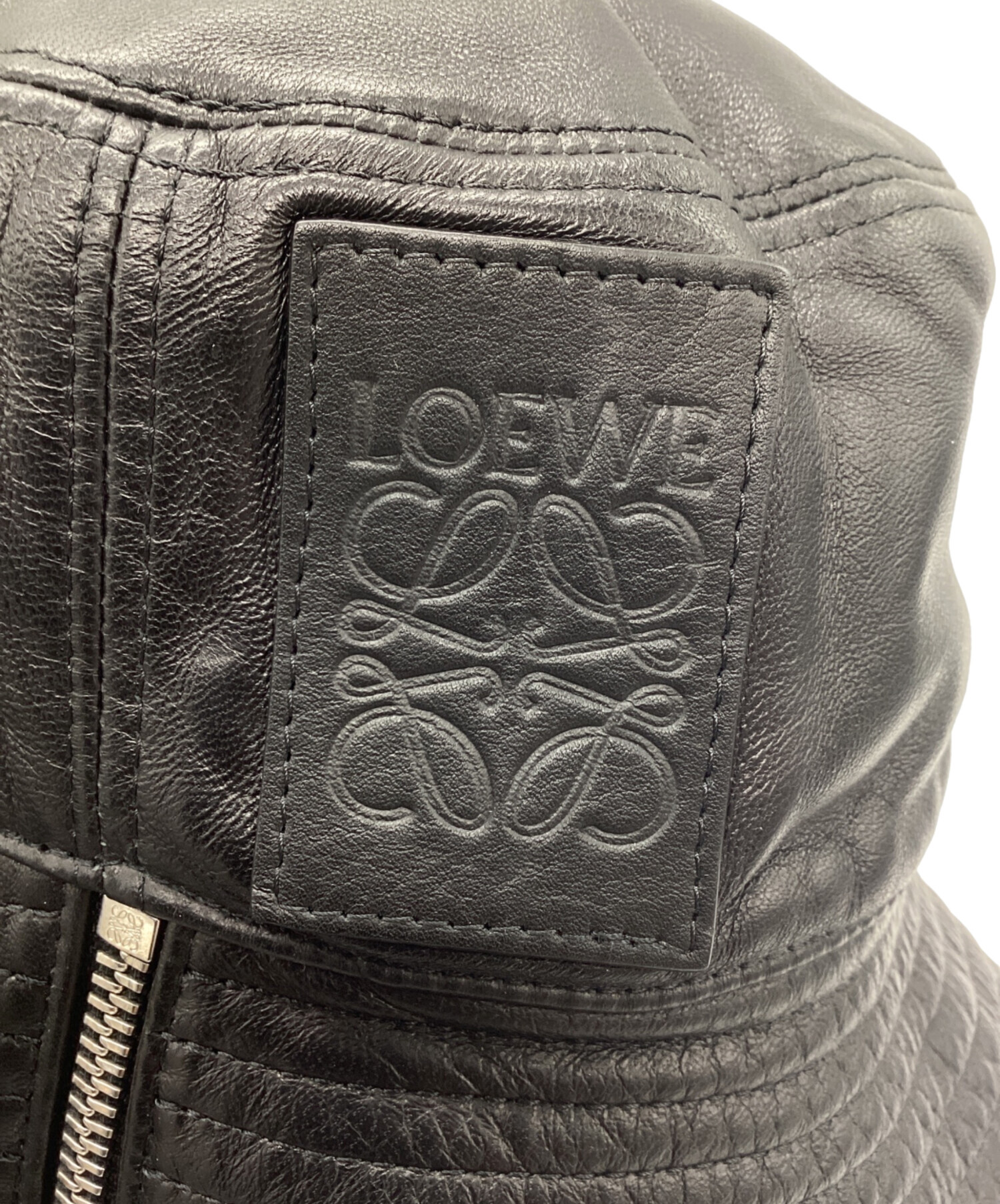 中古・古着通販】LOEWE (ロエベ) フィッシャーマンレザーバケット