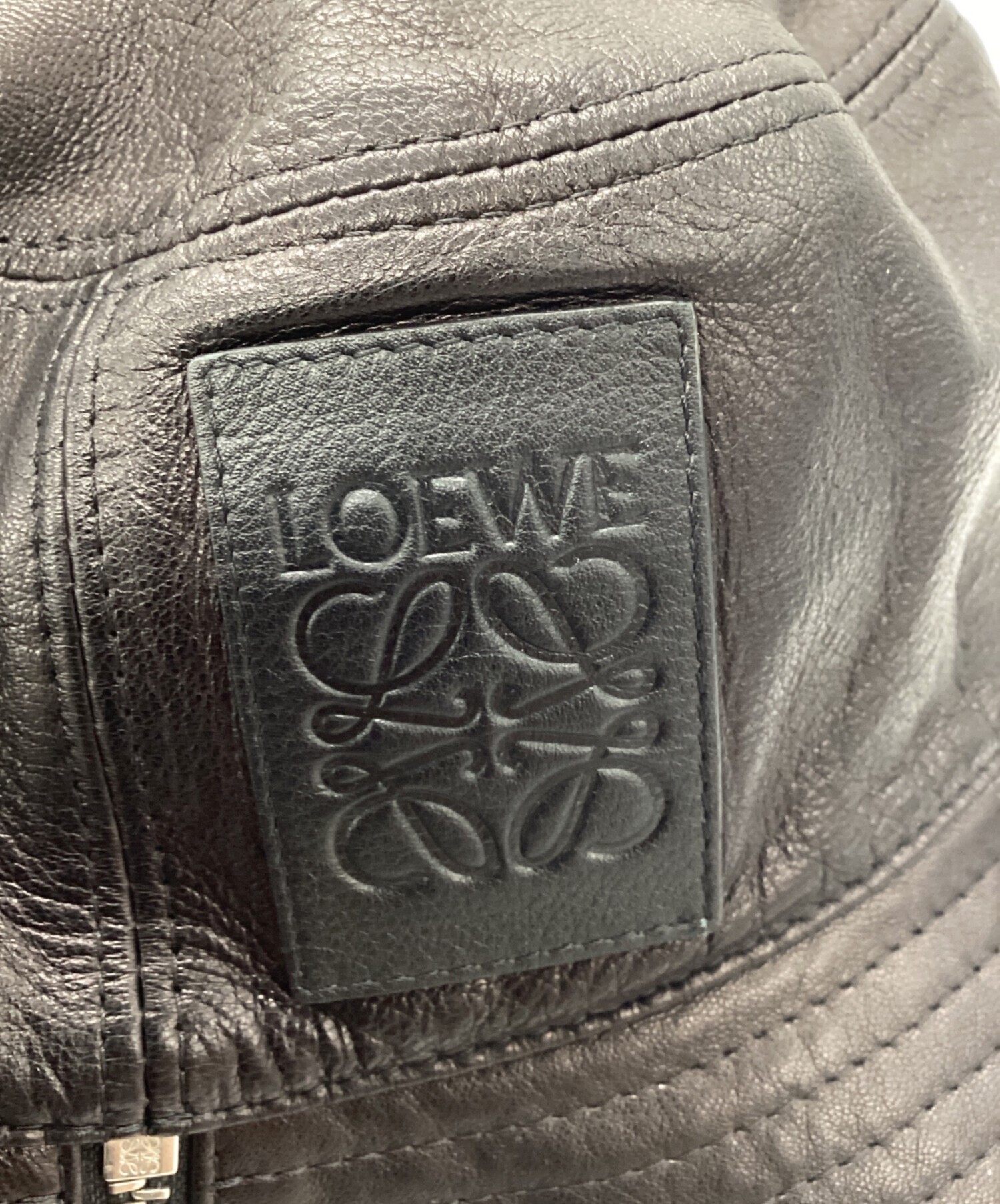 中古・古着通販】LOEWE (ロエベ) フィッシャーマンレザーバケット