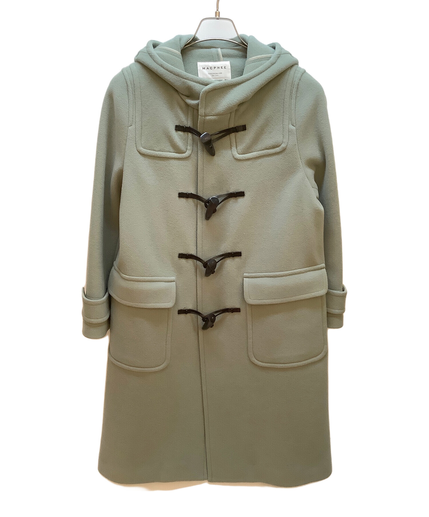 未使用品　マカフィー　メルトン　ダッフルコート　ロング丈　34アイボリー 中古・古着通販】MACPHEE (マカフィー) ウールメルトンダッフルコート
