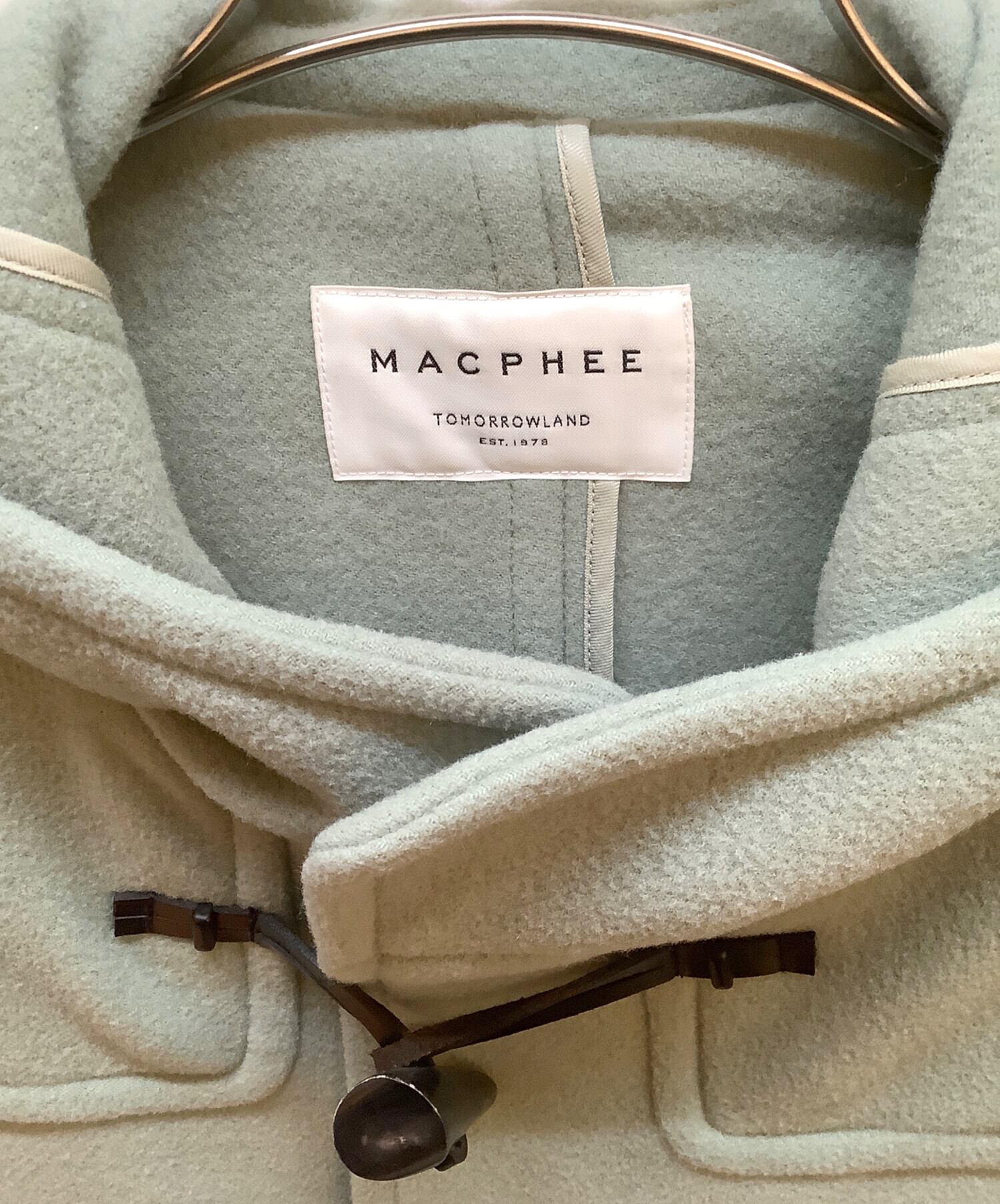 中古・古着通販】MACPHEE (マカフィー) ウールメルトンダッフルコート
