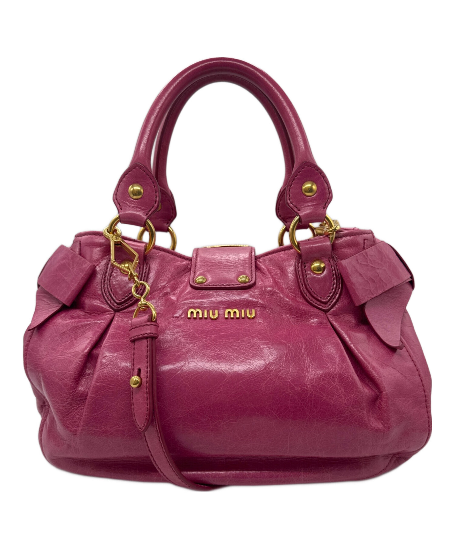 中古・古着通販】MIU MIU (ミュウミュウ) ヴィッテロルクス 2WAYバッグ