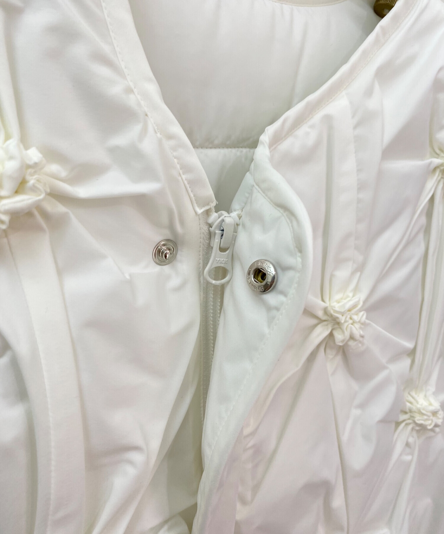 中古・古着通販】ENFOLD (エンフォルド) FLOWER-GATHER VEST ホワイト