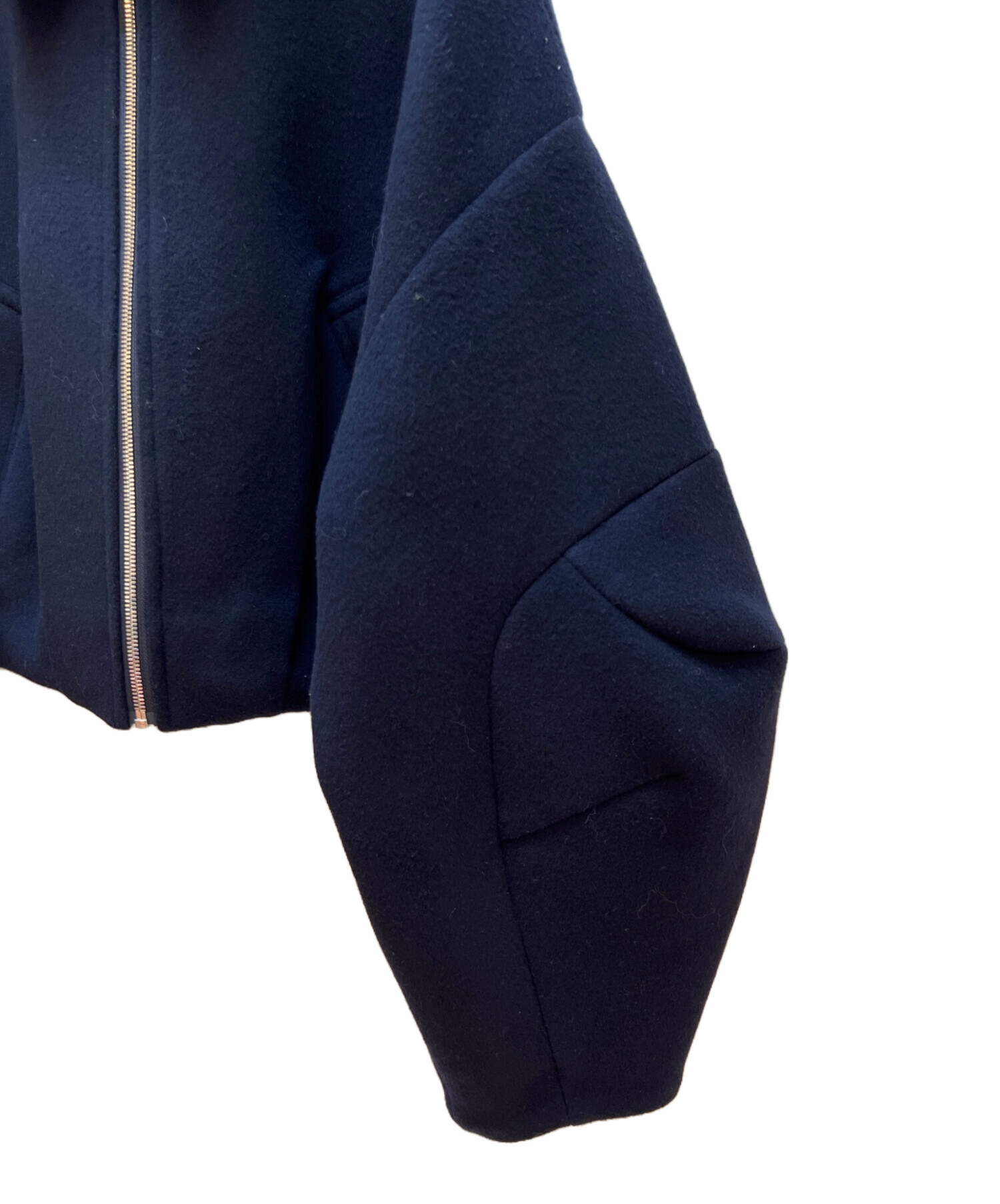 中古・古着通販】nagonstans (ナゴンスタンス) round blouson ネイビー