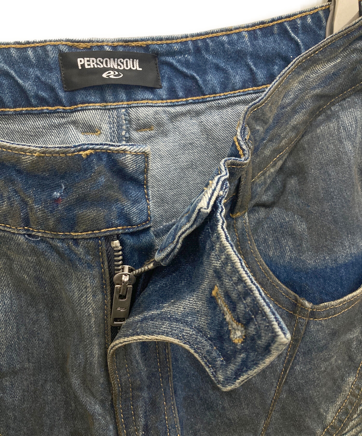 中古・古着通販】PERSONSOUL (パーソンソウル) Armor Dirty Denim