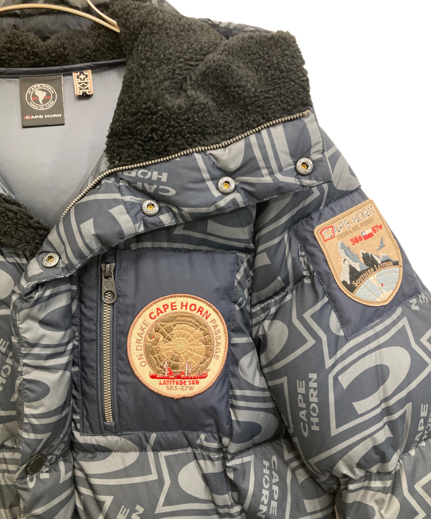 中古・古着通販】CAPE HORN (ケープホーン) ダウンジャケット ブラック