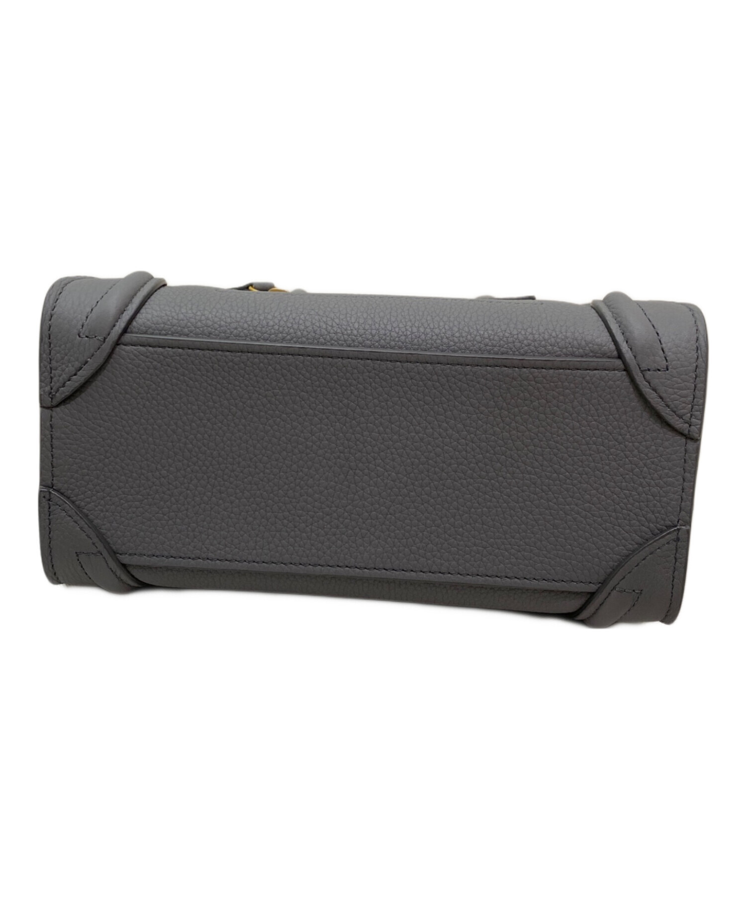 中古・古着通販】CELINE (セリーヌ) ラゲージ ナノショッパー グレー