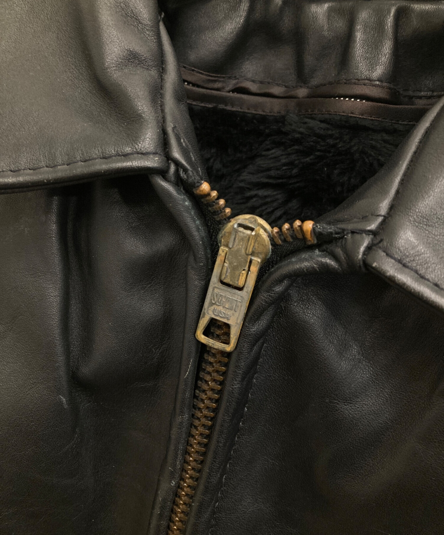 中古・古着通販】Schott (ショット) ライナー付レザージャケット