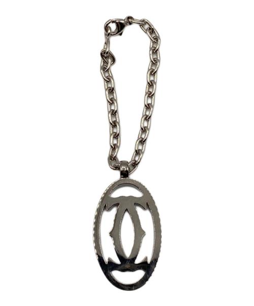 中古・古着通販】Cartier (カルティエ) ダブルC キーリング シルバー