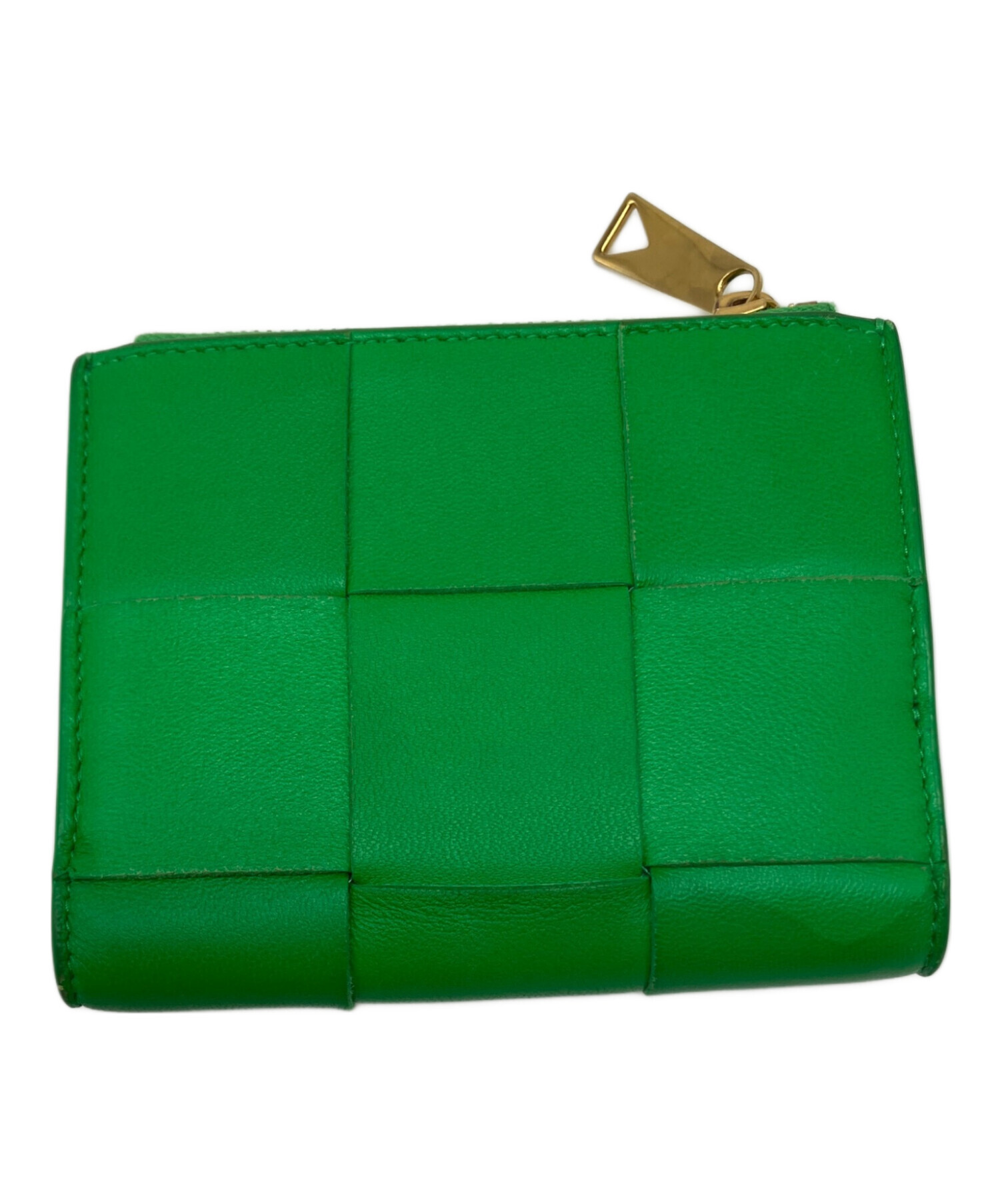 ⭐️新品未使用　BOTTEGA VENETA カセット グリーン 二つ折り財布 中古・古着通販】BOTTEGA VENETA (ボッテガベネタ) カセット スモール