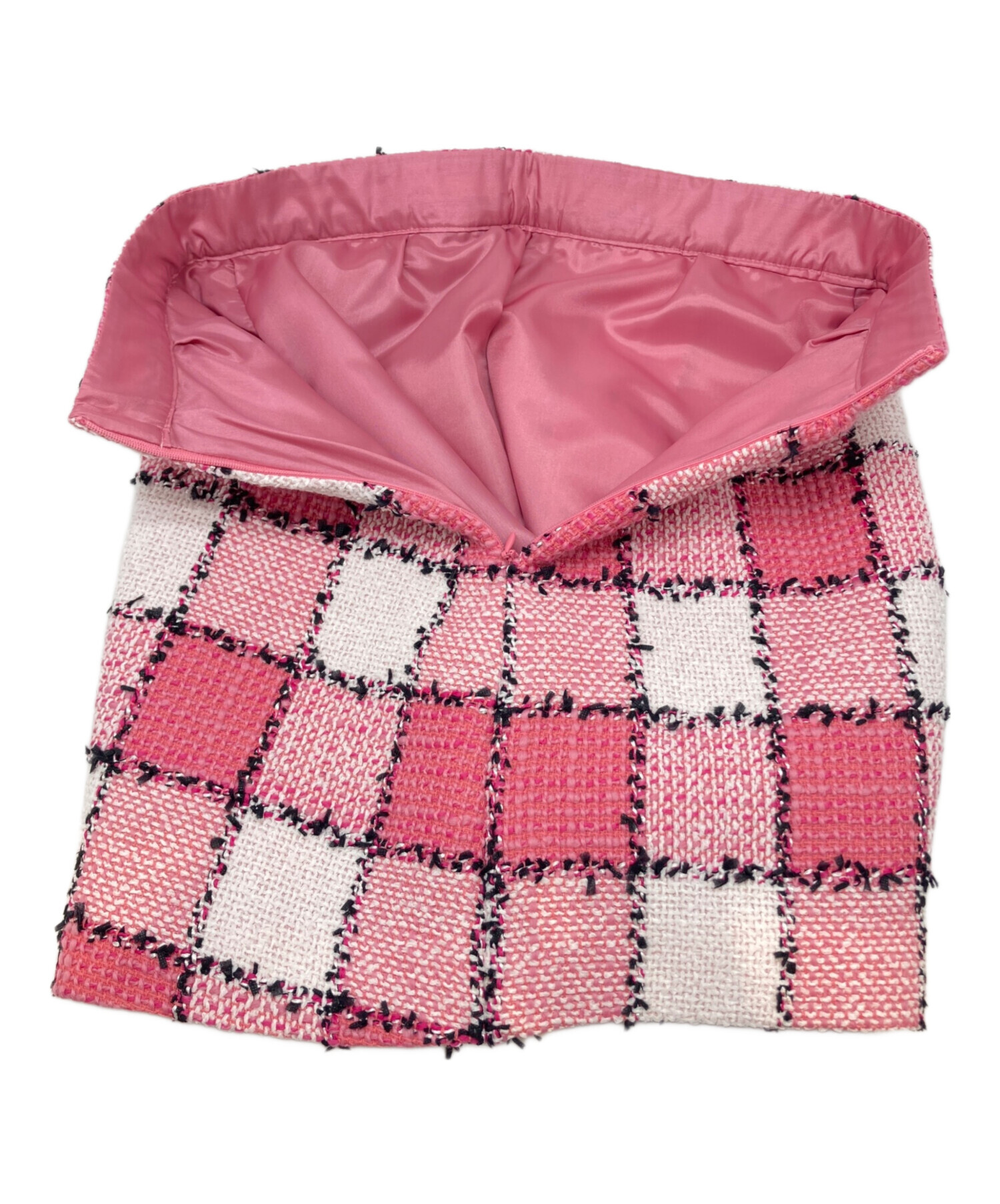 中古・古着通販】sheller (シェリエ) ギンガムツイードキュロット