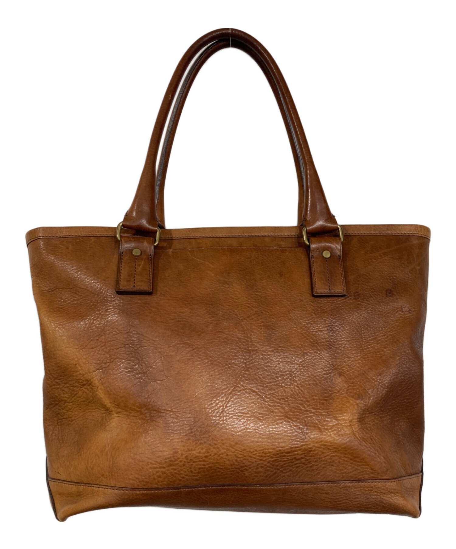 土屋鞄製造所　ガジェット　スタジオキャリートート　オリーブ 中古・古着通販】土屋鞄 (ツチヤカバン) ガジェットスタジオキャリー