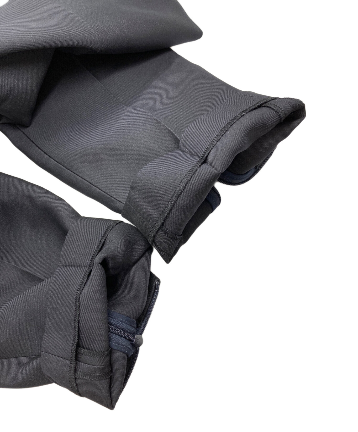 ジルサンダーJIL SANDER シルクテーパードパンツ 黒38 パンツ JIL