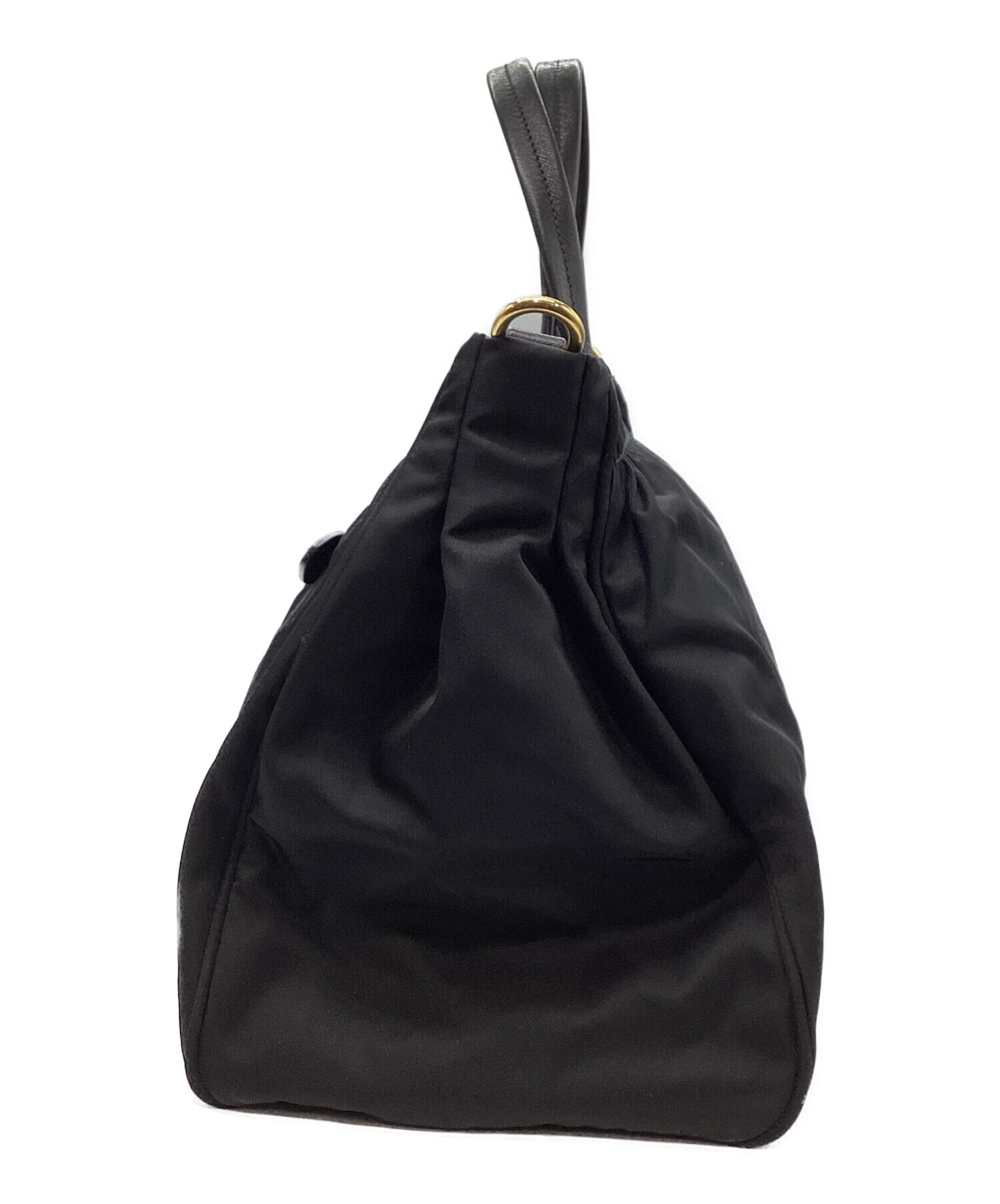 PRADA 2ウェイ バッグ 中古・古着通販】PRADA (プラダ) 2WAYバッグ ブラック｜ブランド・古着