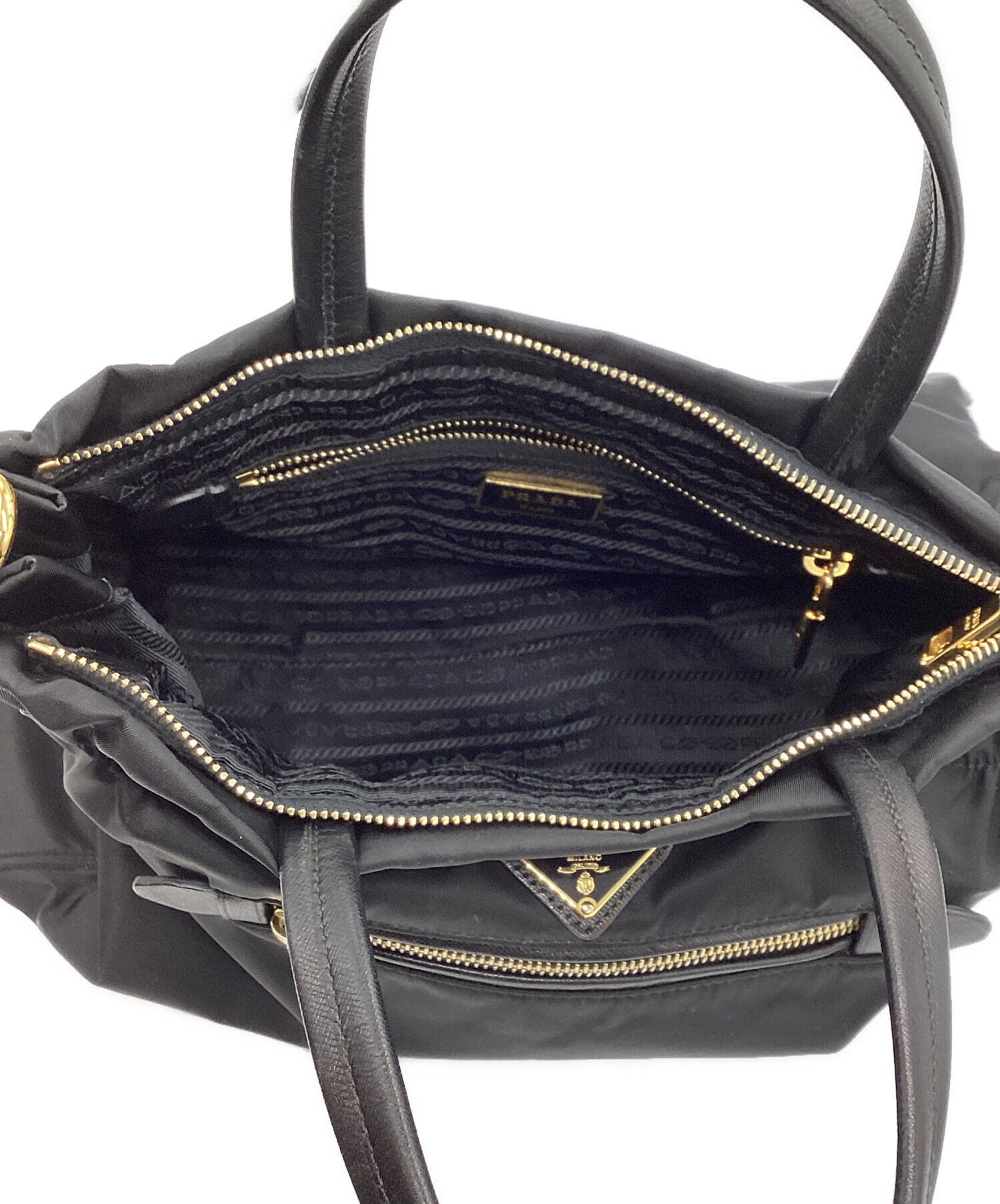 中古・古着通販】PRADA (プラダ) 2WAYバッグ ブラック｜ブランド・古着