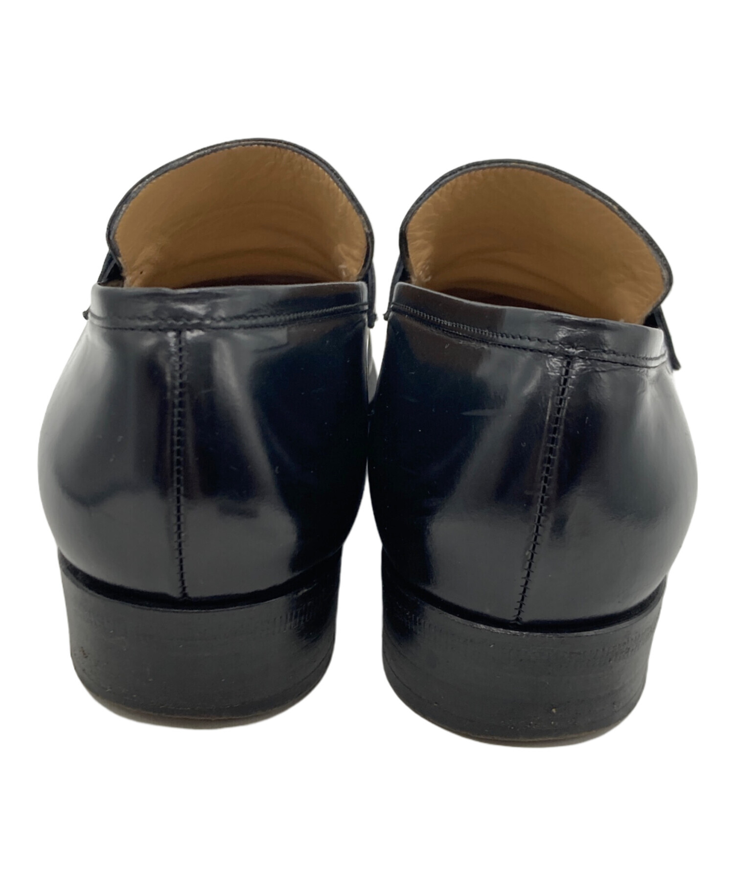 GUCCI ブラック ローファー 36C Gucciブラックスエード ローファー 36C