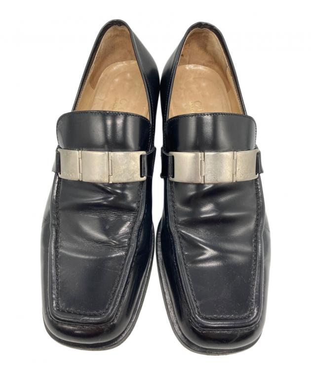 中古・古着通販】GUCCI (グッチ) GUCCI ローファー ブラック サイズ:36