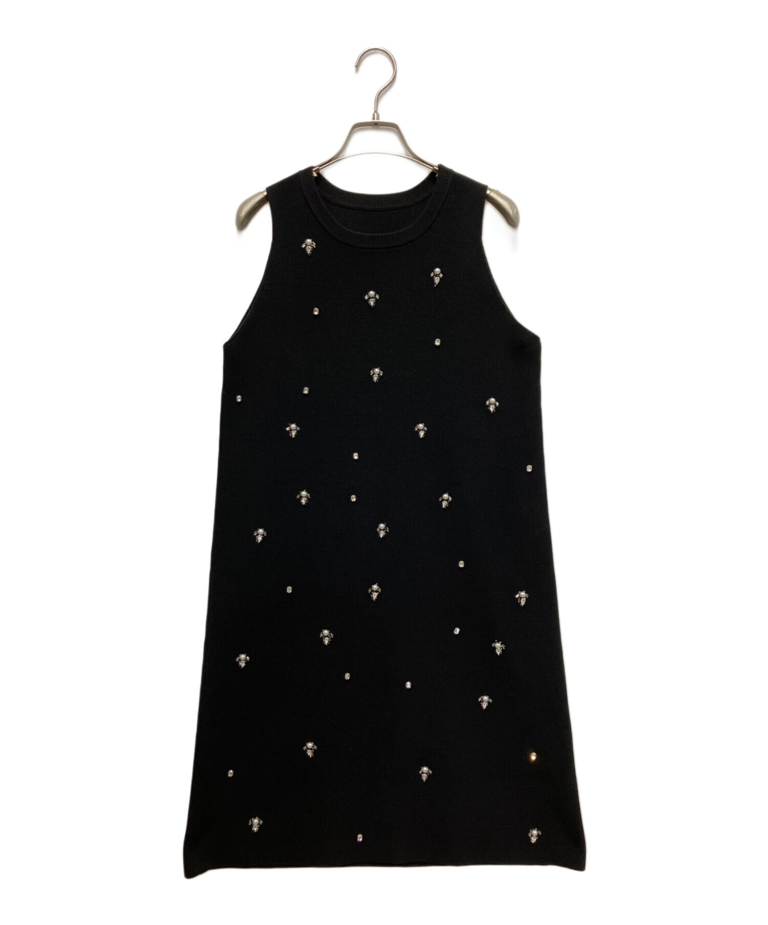美品 23SS LOULOU WILLOUGHBY ルルウィルビー ベルスリーブニット 2 ブラック レディース 古着 中古 USED LOULOU WILLOUGHBY - 美品 23SS LOULOU WILLOUGHBY ルルウィルビー